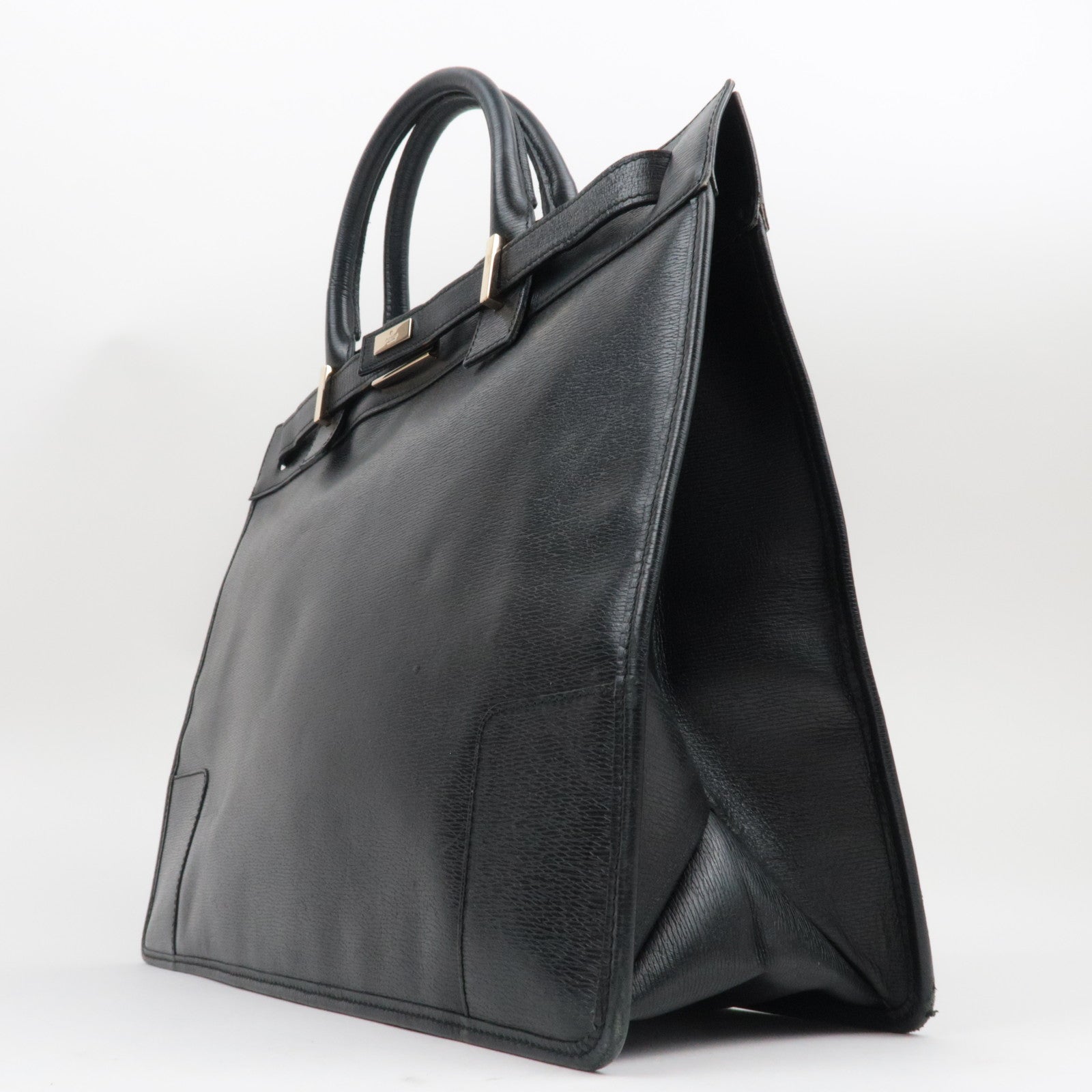 GUCCI Handtas Leer Zwart 002・1090