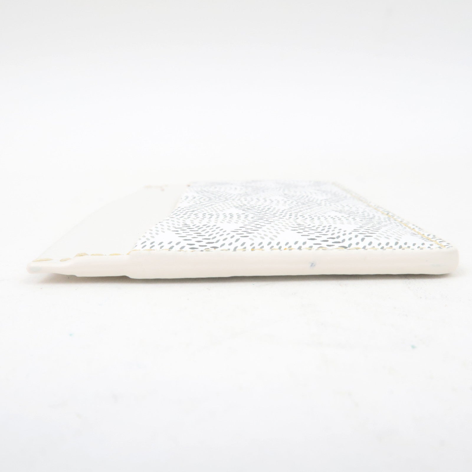 GOYARD Herringbone Saint Sulpice Card Case PVC White *Box