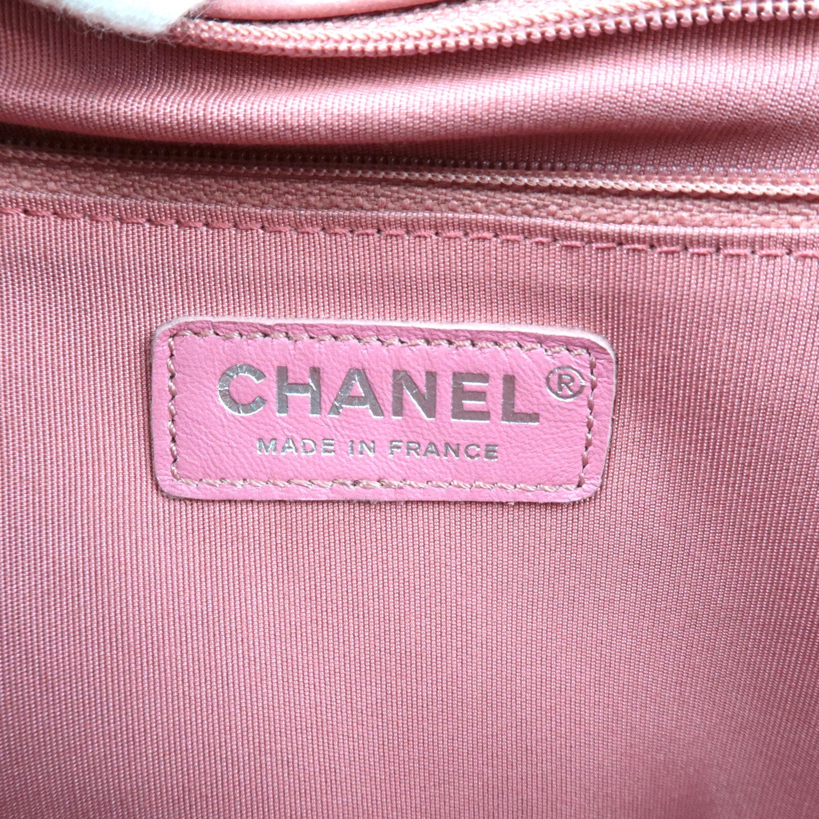 CHANEL Boy Chanel Chain Shoulder Bag Lambskin Pink *Box, G card, Dust bag