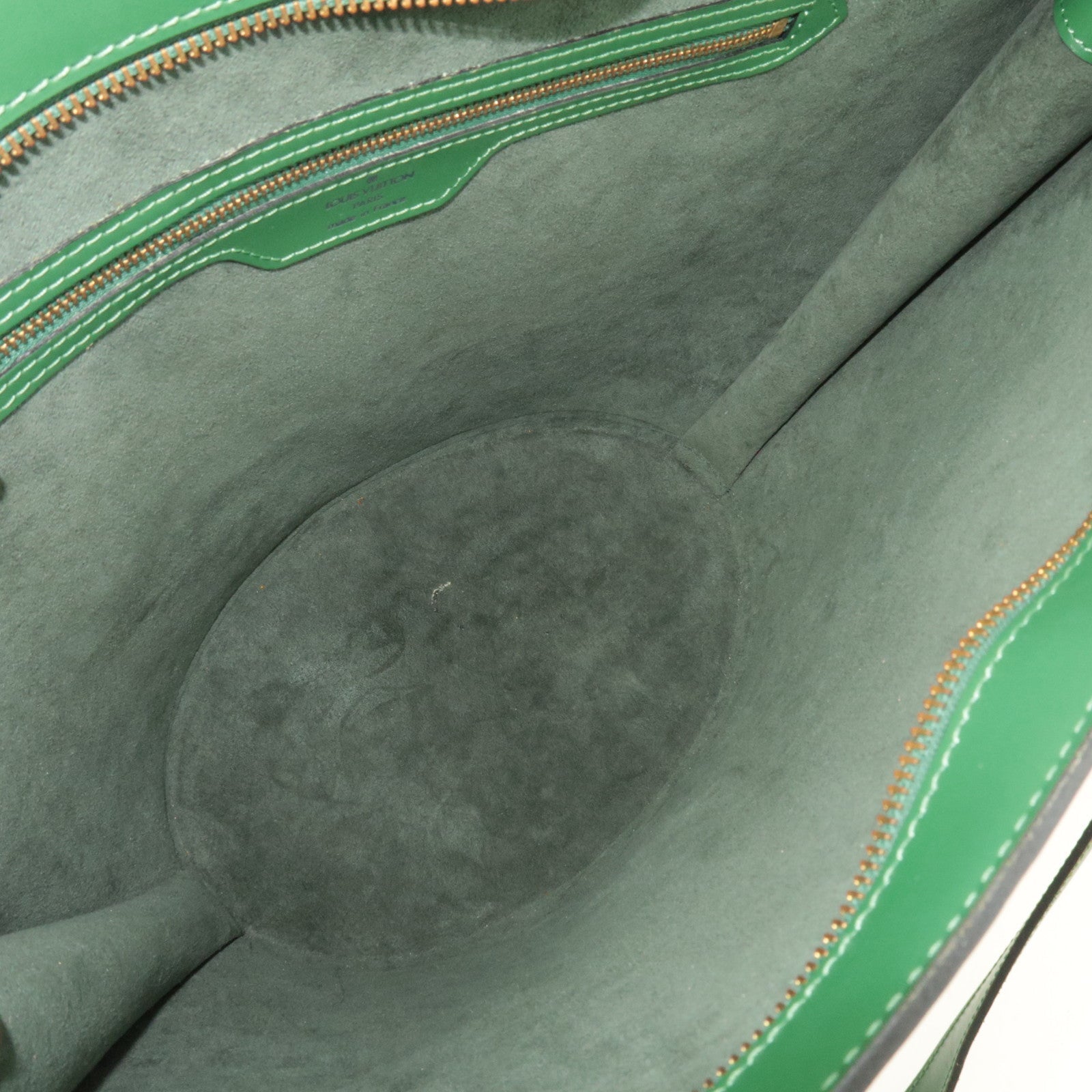 Louis Vuitton Epi Saint Jacques Tote Bag Borneo Groen M52264 AS0966