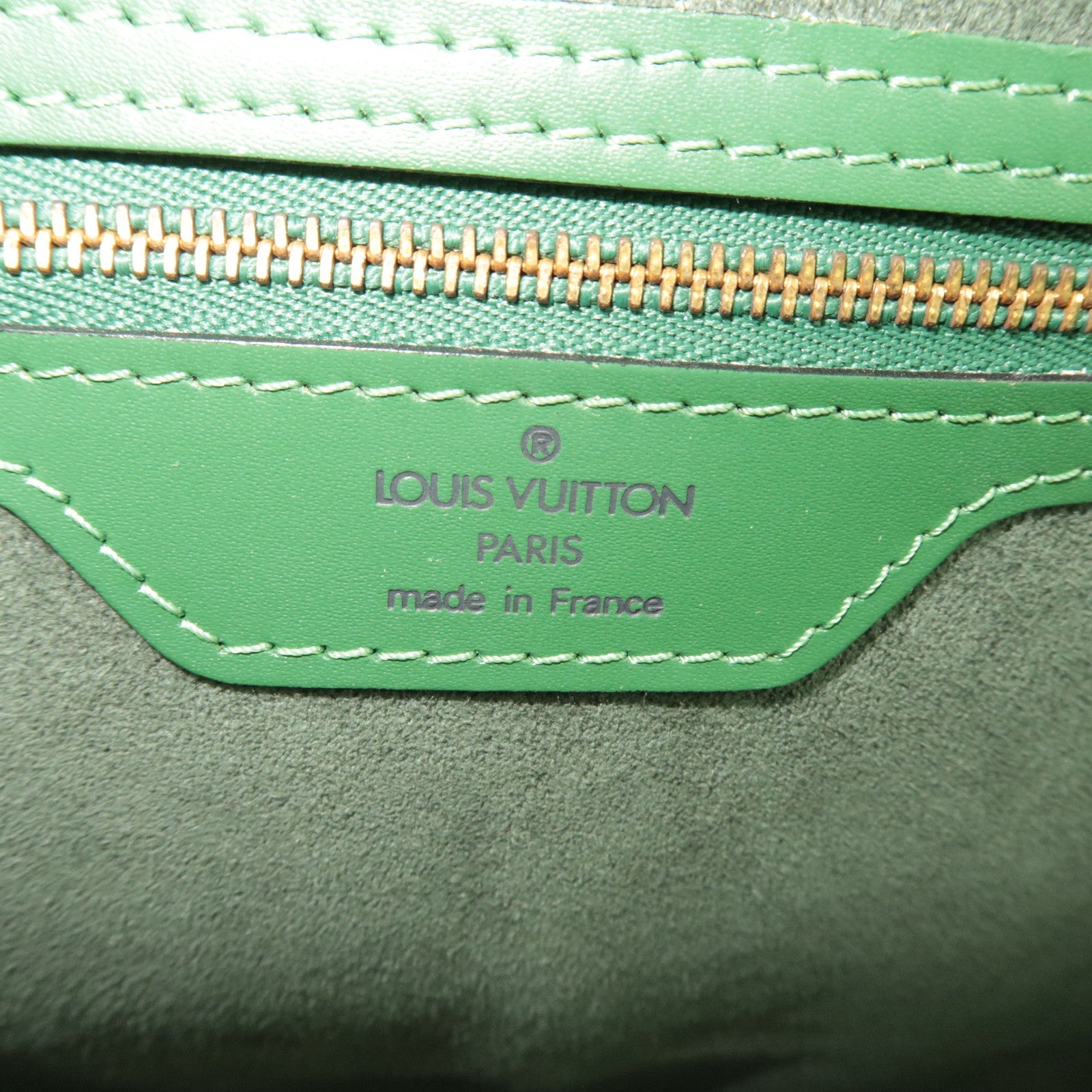Louis Vuitton Epi Saint Jacques Tote Bag Borneo Groen M52264 AS0966