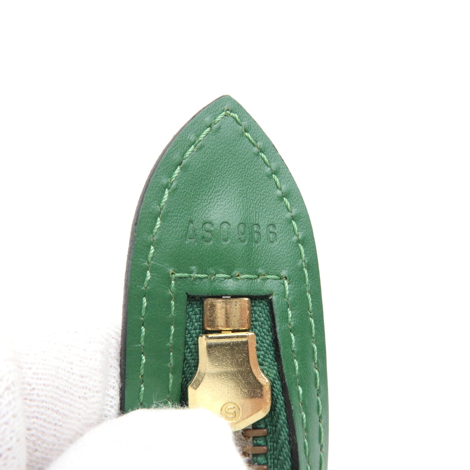 Louis Vuitton Epi Saint Jacques Tote Bag Borneo Groen M52264 AS0966