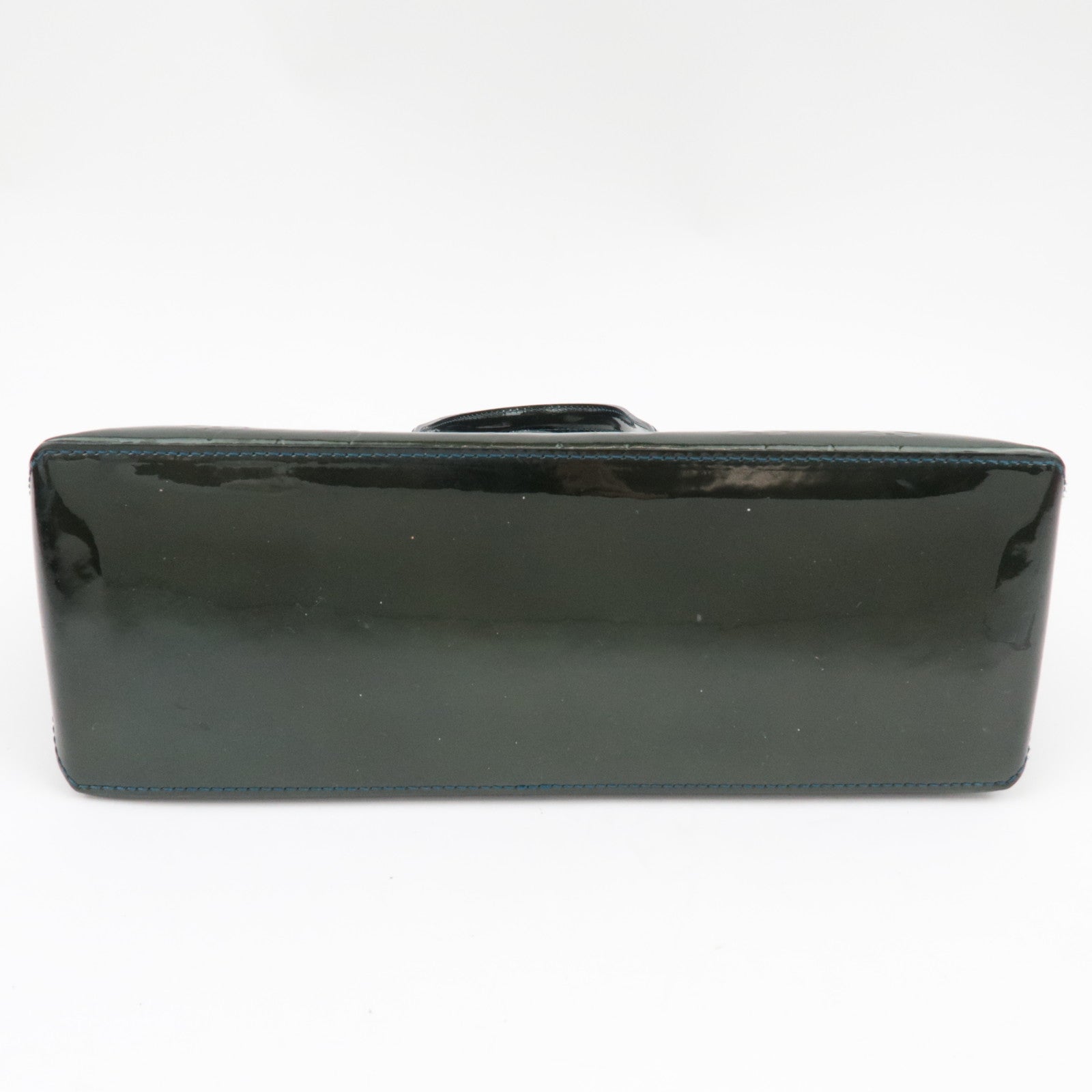 Louis Vuitton Monogram Vernis Wilshire PM Handtas Blauw Nuit M93684