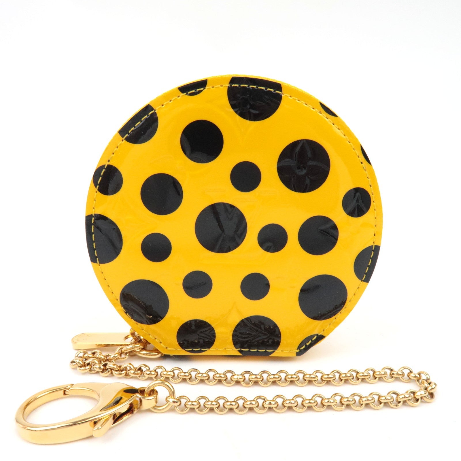 Louis Vuitton Vernis Yayoi Kusama Infinity Dot Porte Monnaie Chapeau Coin M91569 TS1172 *Box, Dust bag72639