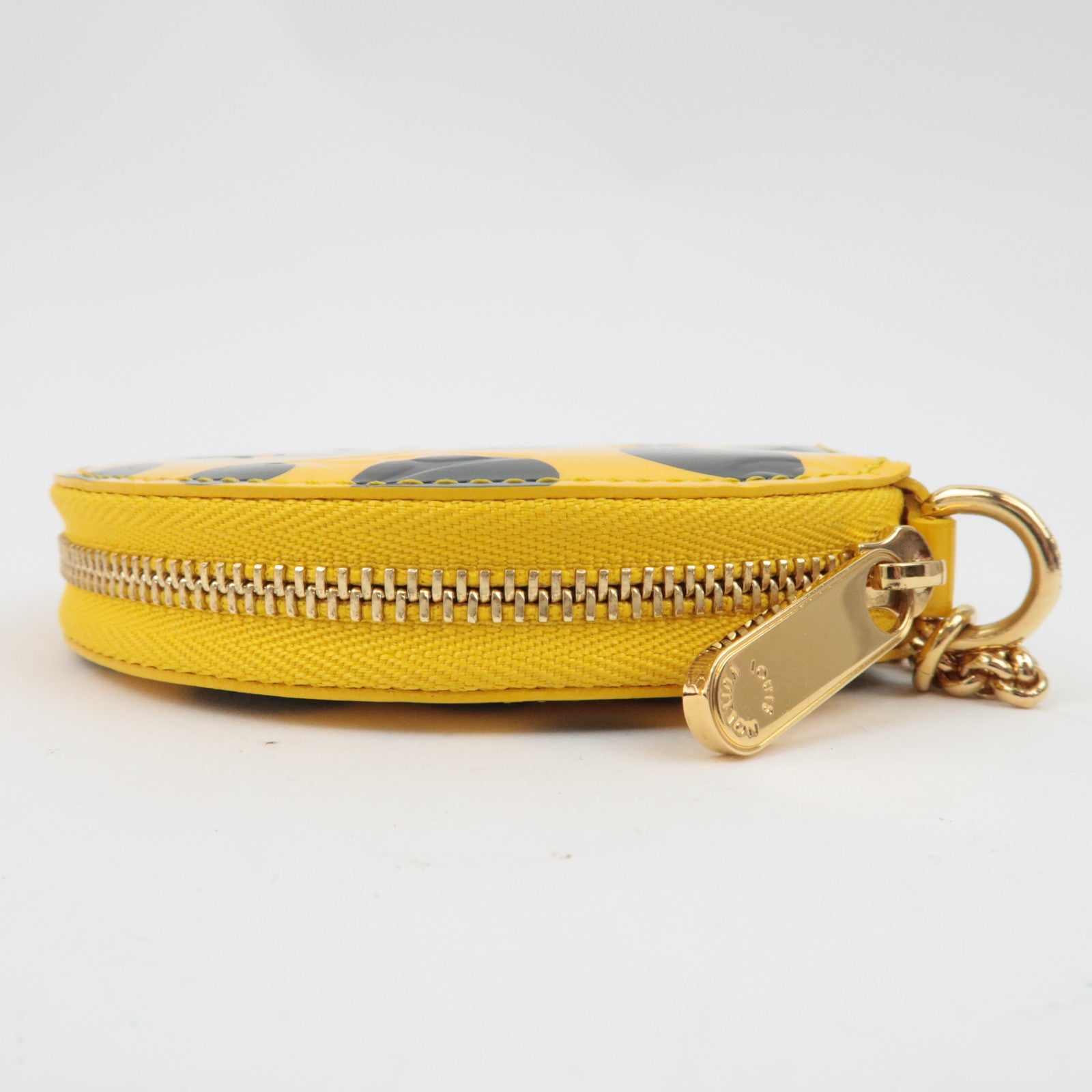 Louis Vuitton Vernis Yayoi Kusama Infinity Dot Porte Monnaie Chapeau Munt M91569 TS1172 *Doos, Stofzak