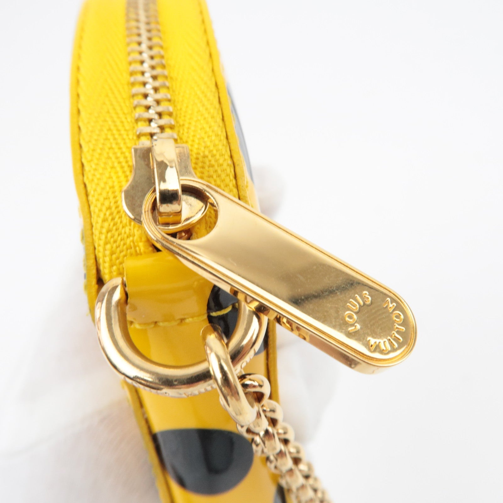 Louis Vuitton Vernis Yayoi Kusama Infinity Dot Porte Monnaie Chapeau Munt M91569 TS1172 *Doos, Stofzak