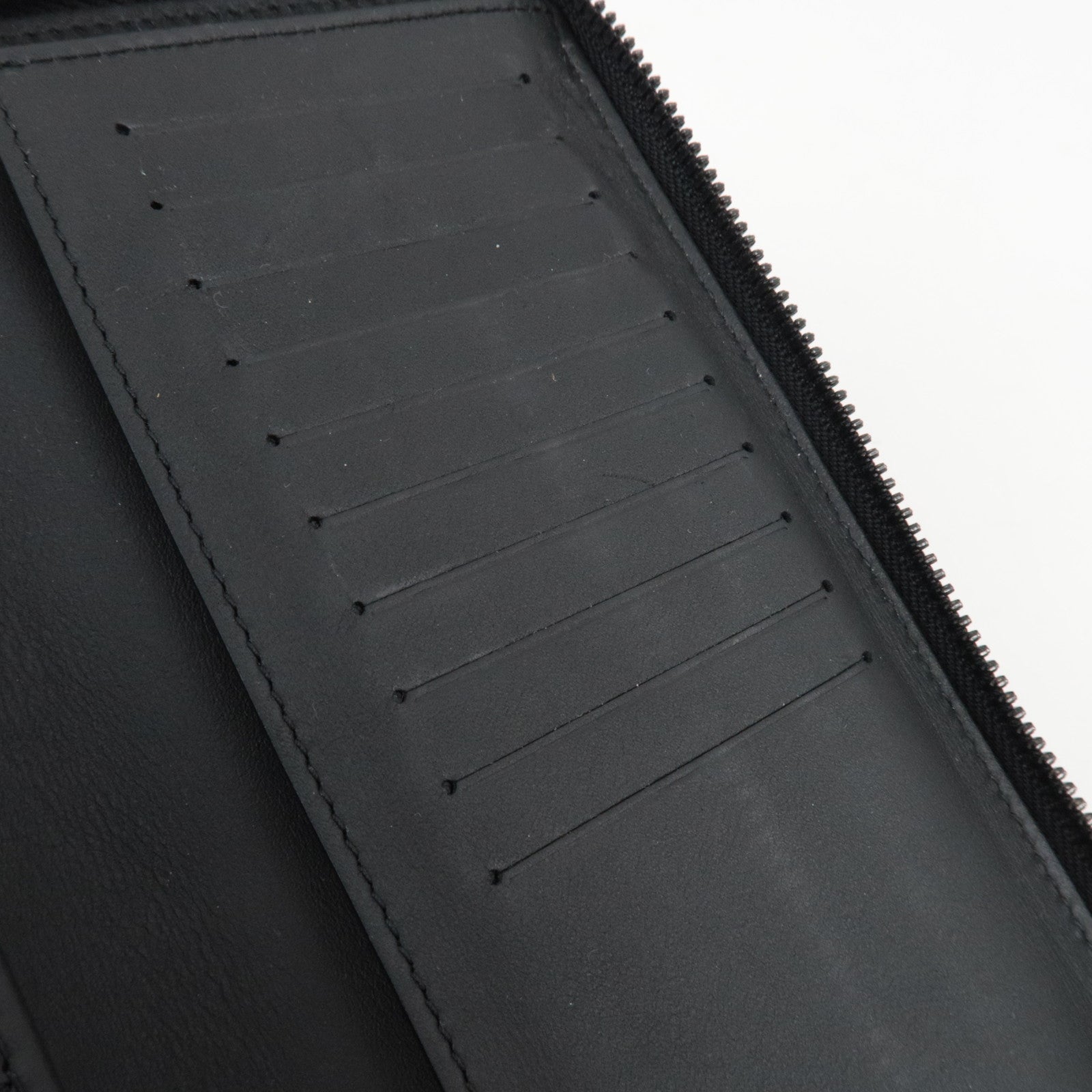 Louis Vuitton Aerogram Zippy Wallet Vertical Round Zipper Long Wallet Noir M81743 RFID *Box, Dust bag