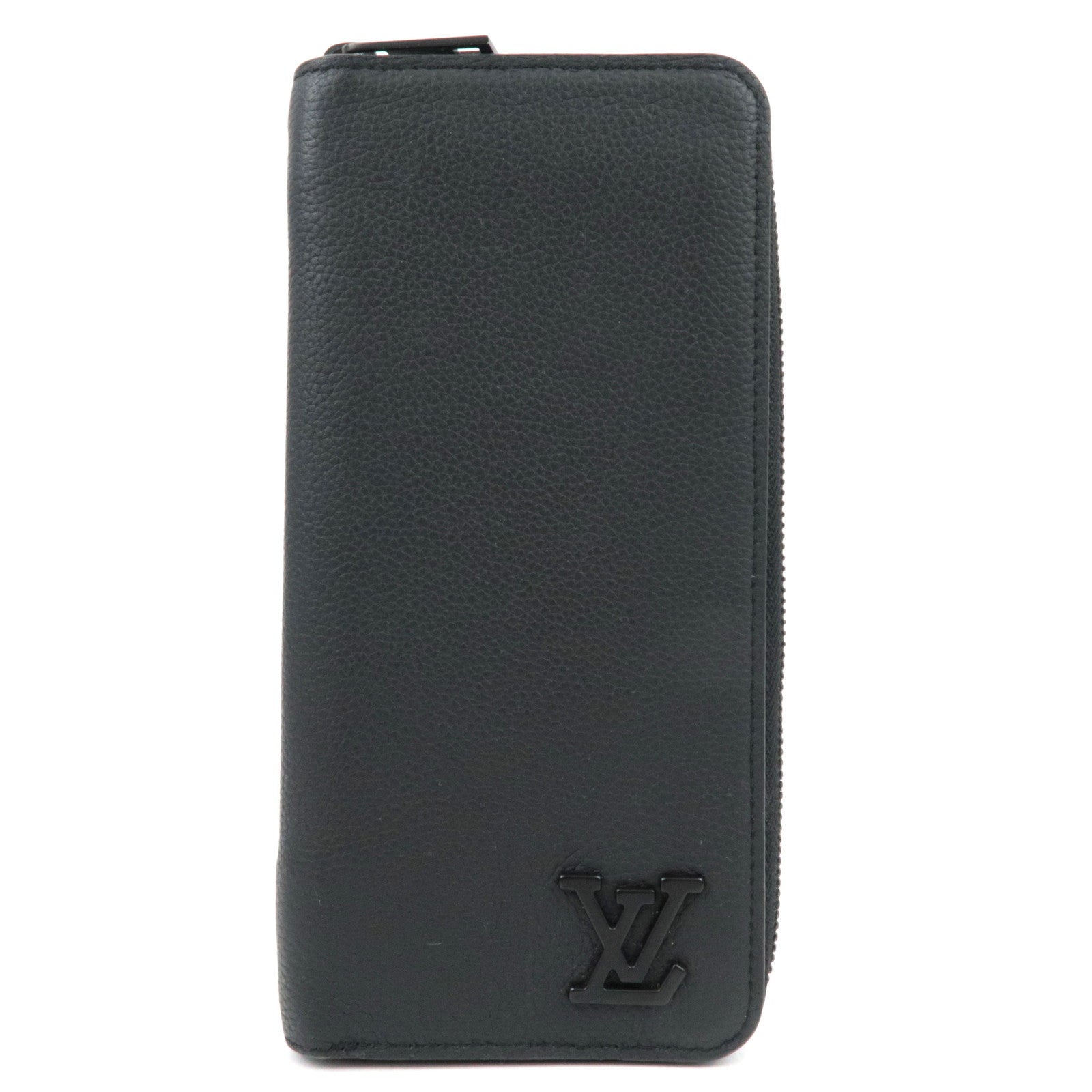 Louis Vuitton Aerogram Zippy Wallet Vertical Round Zipper Long Wallet Noir M81743 RFID *Box, Dust bag72665