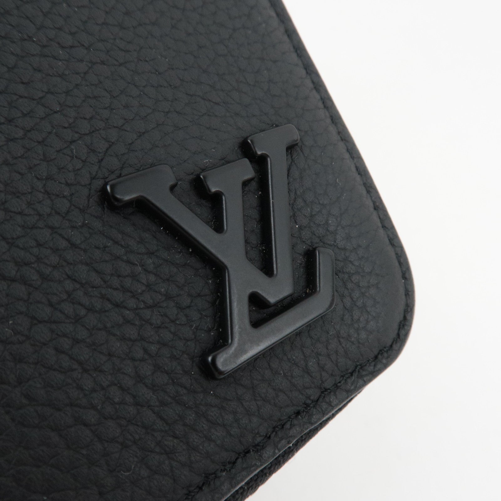Louis Vuitton Aerogram Zippy Wallet Vertical Round Zipper Long Wallet Noir M81743 RFID *Box, Dust bag