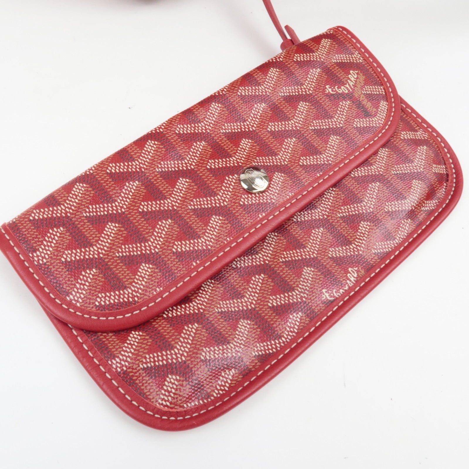 GOYARD Saint Louis GM Tote Bag PVC Leather Red *Pouch, Dust bag