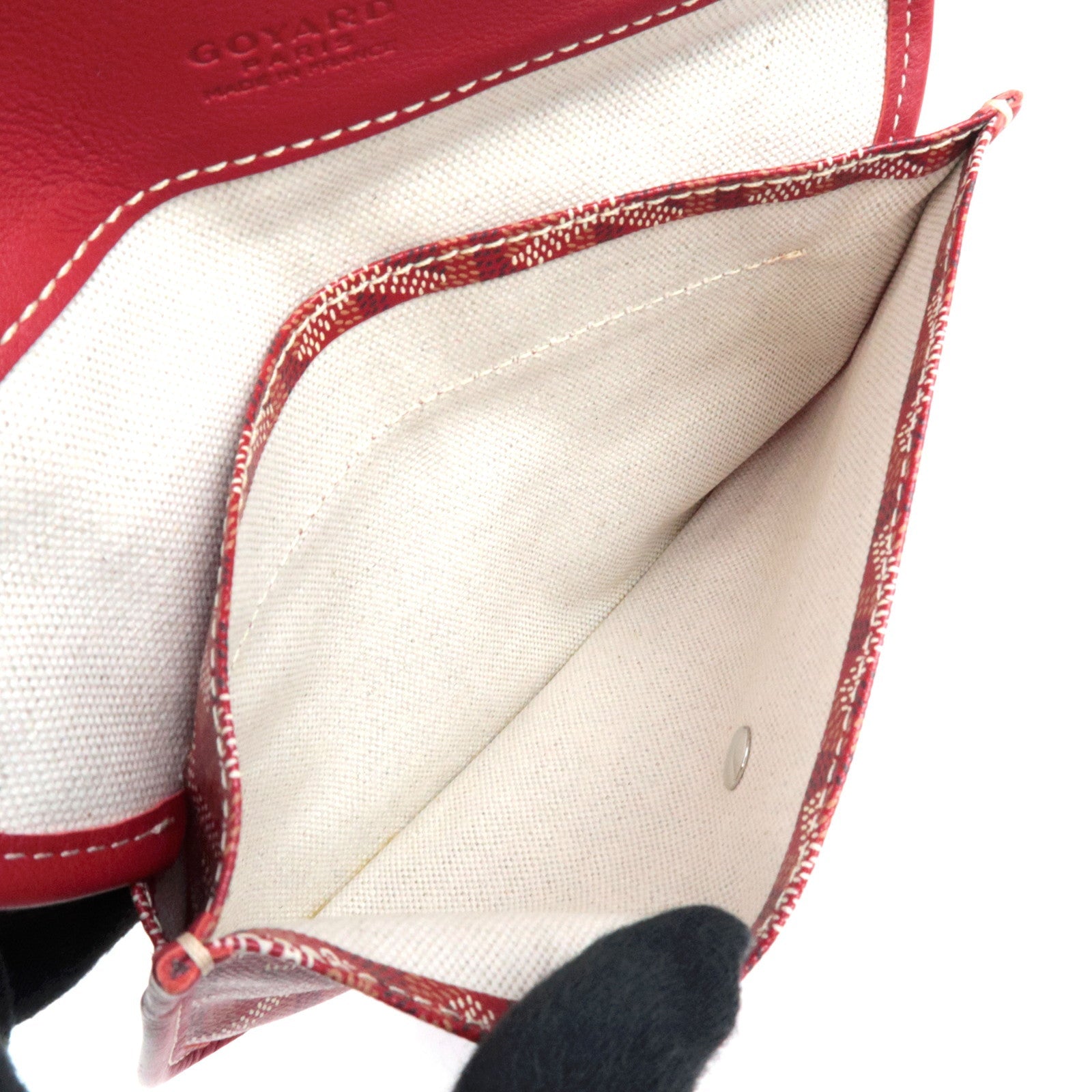 GOYARD Saint Louis GM Tote Bag PVC Leather Red *Pouch, Dust bag