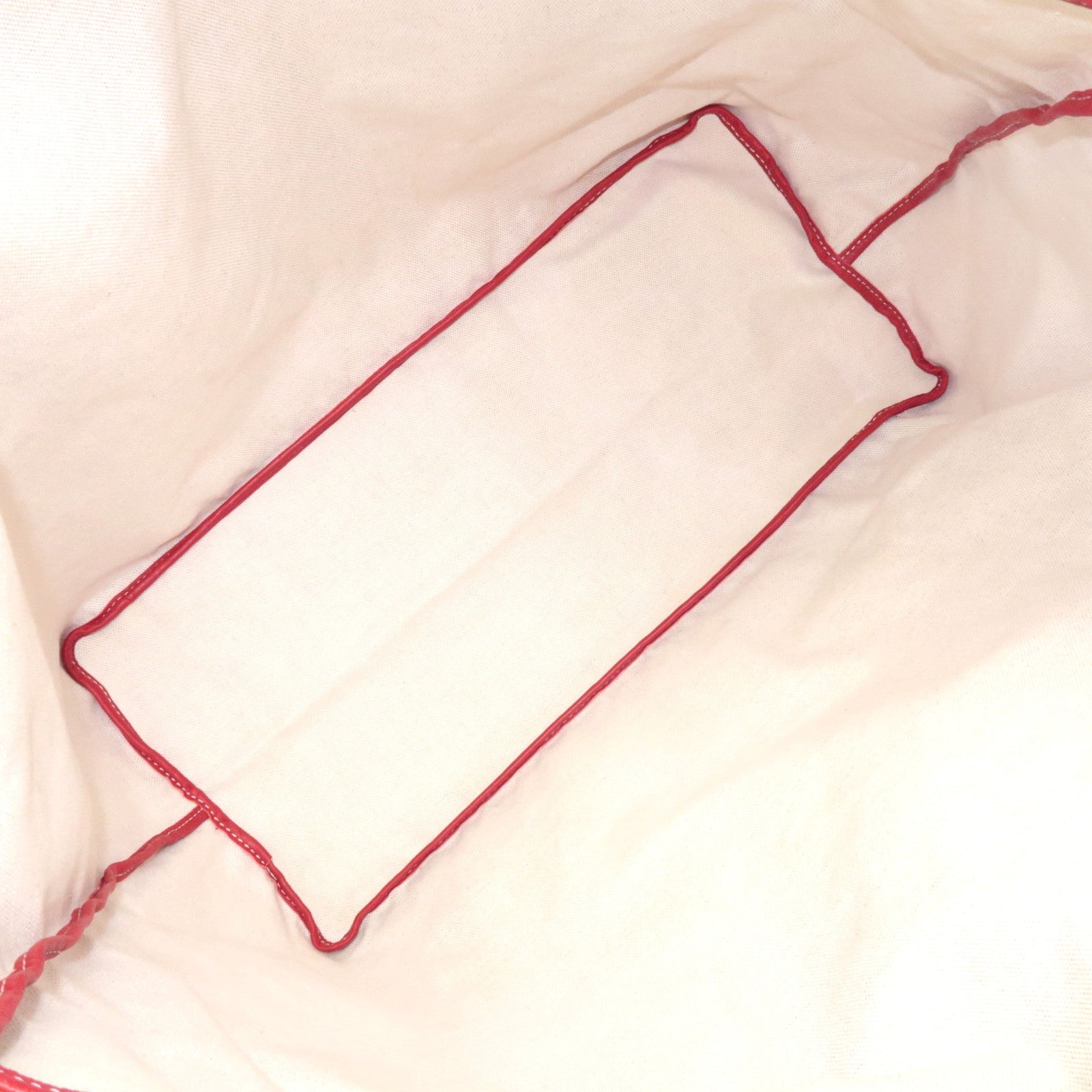 GOYARD Saint Louis GM Tote Bag PVC Leather Red *Pouch, Dust bag