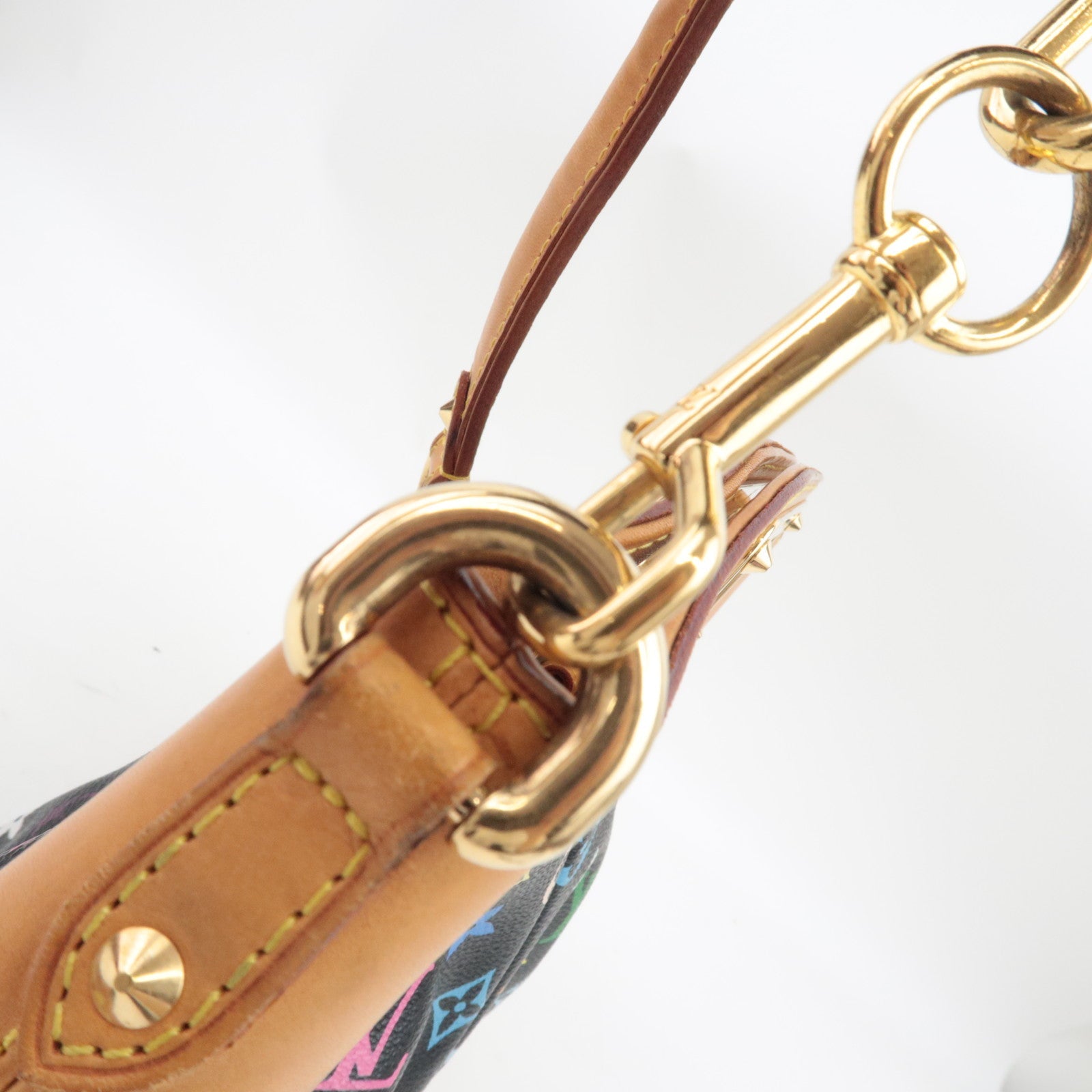 Louis Vuitton Monogram Multi Color Judy MM Hand Bag Noir M40256 MI1029