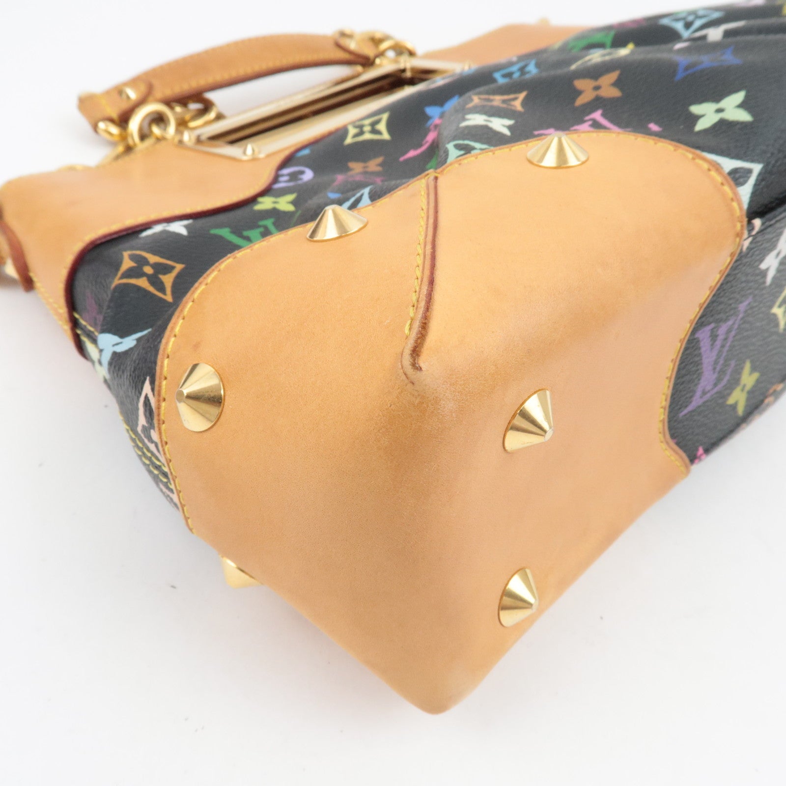 Louis Vuitton Monogram Multi Color Judy MM Hand Bag Noir M40256 MI1029