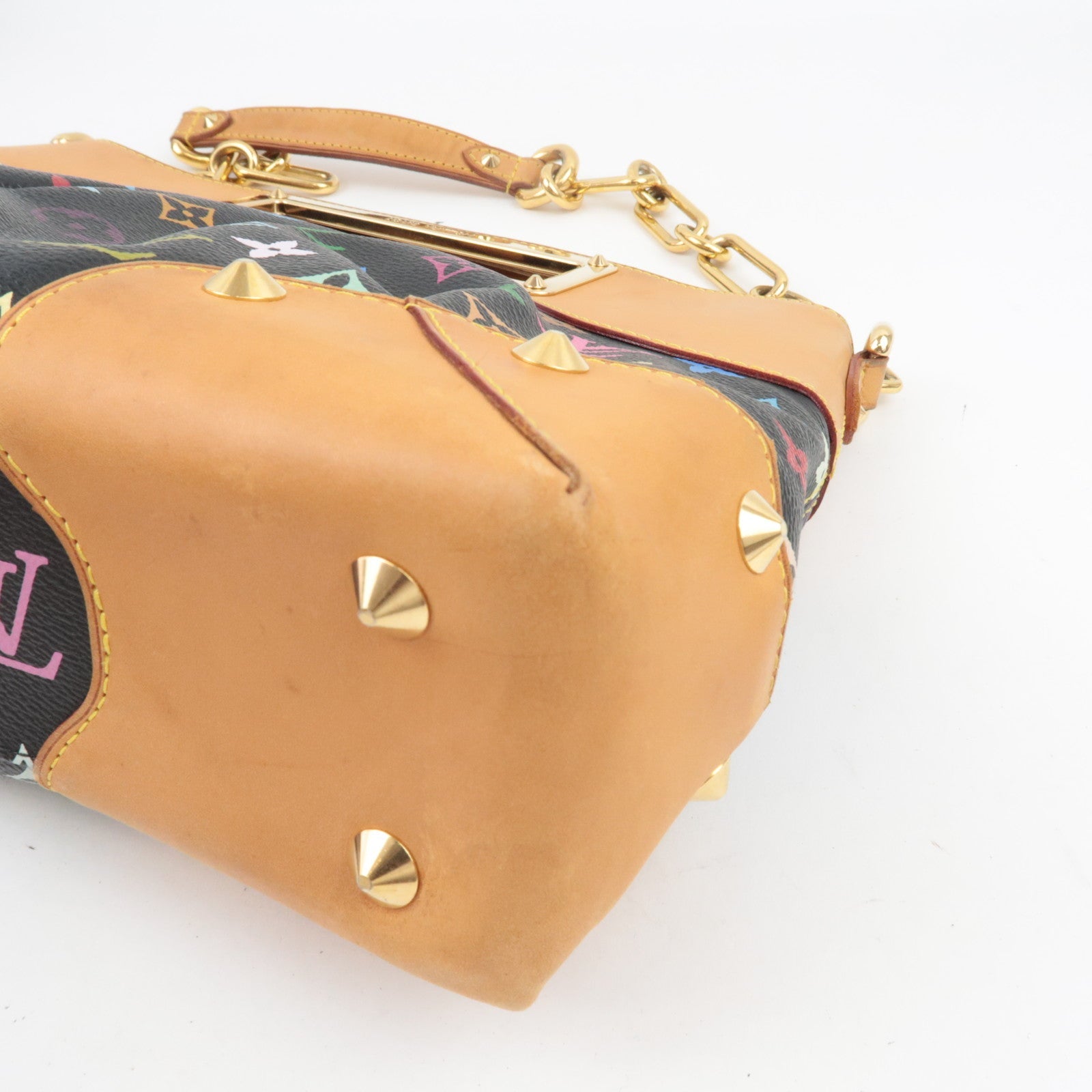 Louis Vuitton Monogram Multi Color Judy MM Hand Bag Noir M40256 MI1029