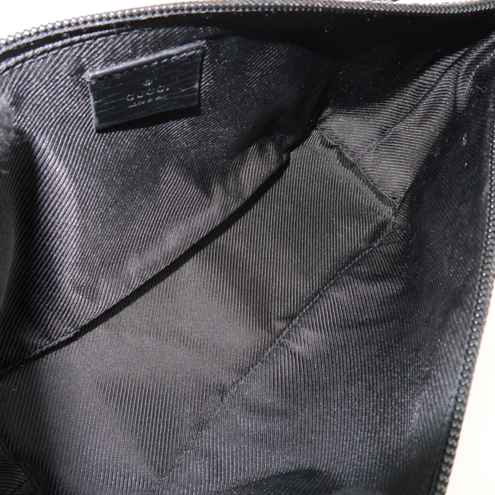 GUCCI Boat Bag Handbag Pouch GG Canvas Leather Pink Beige Black 07198