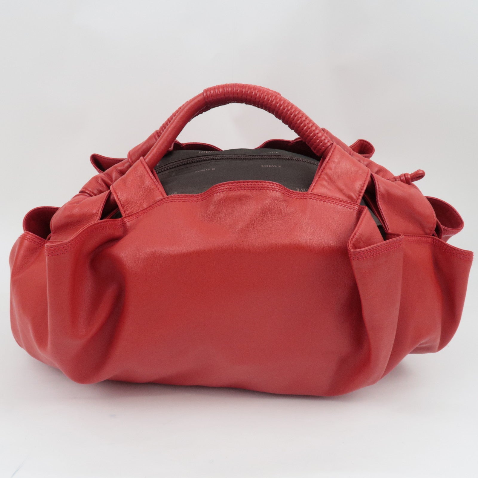 LOEWE Nappa Aire Grote Handtas Leer Rood *Stofzak
