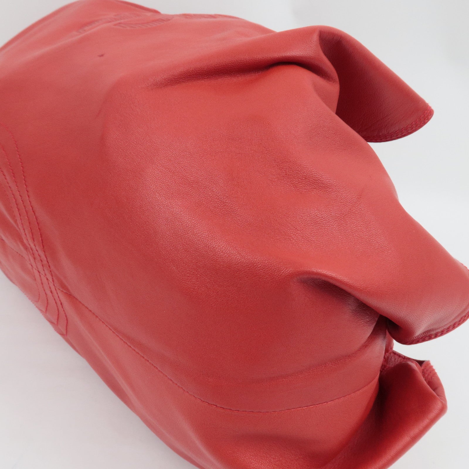 LOEWE Nappa Aire Large Handbag Leather Red *Dust bag