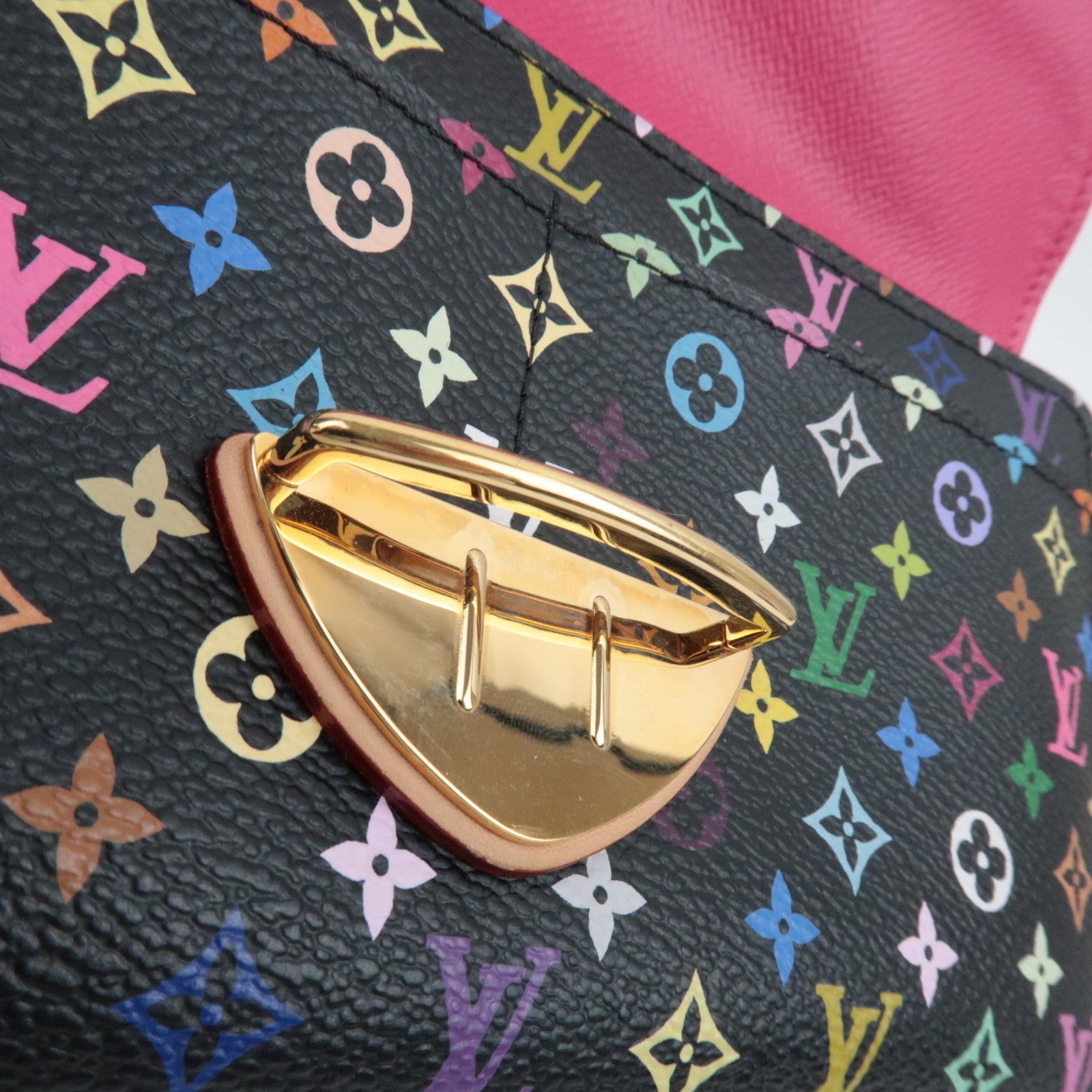 Louis Vuitton Monogram Multicolor Portefeuille Eugenie Long Wallet Noir M93738 MI2039 *Doos, Stofzak