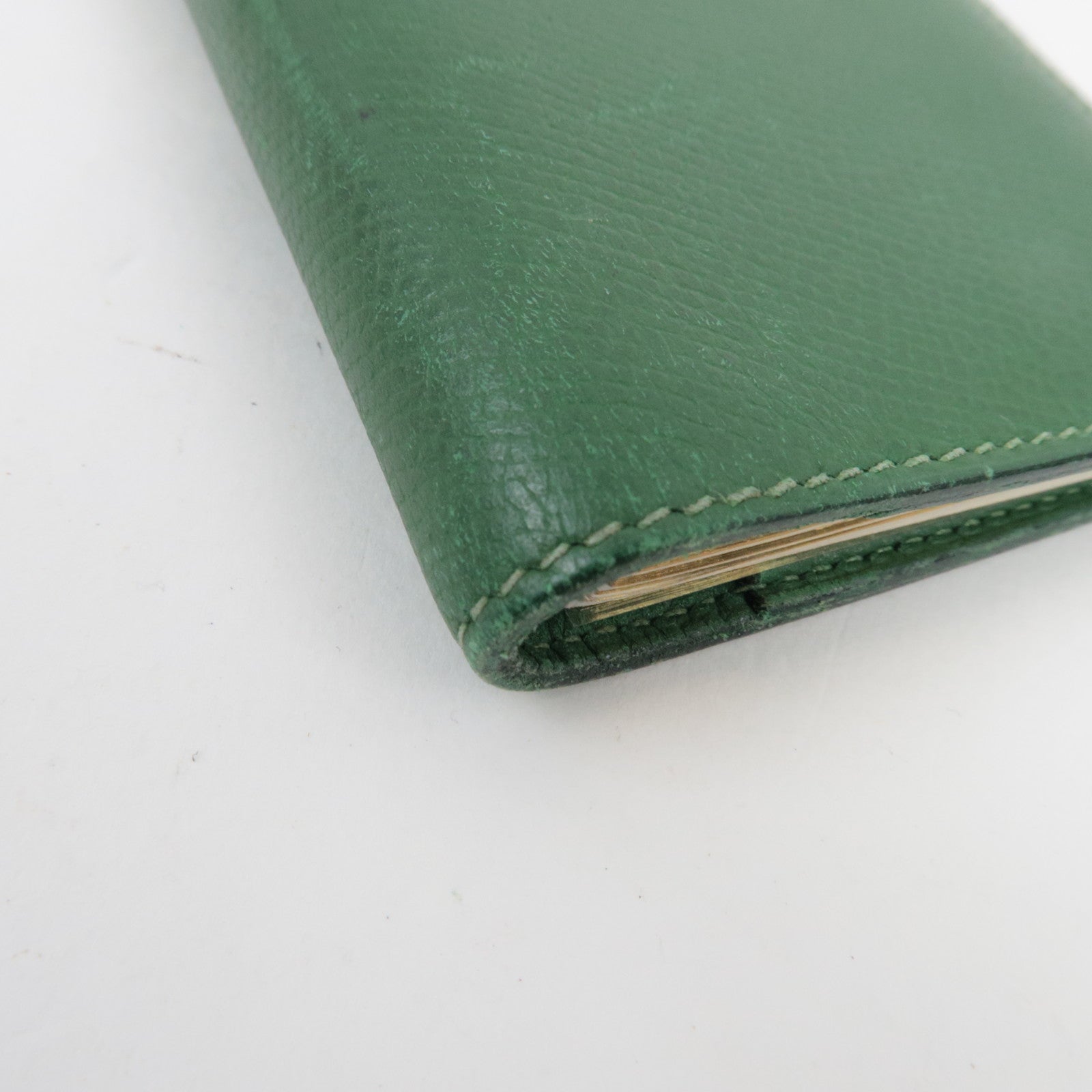 HERMES Agenda Mini 〇Y Stamp Chevre Green *Box, Notebooks