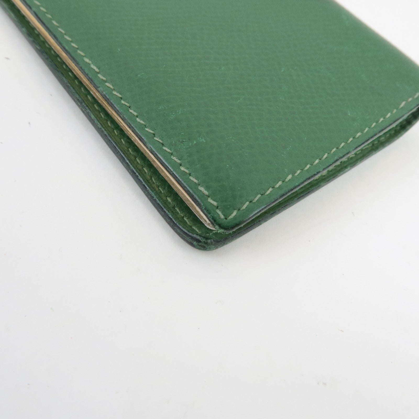 HERMES Agenda Mini 〇Y Stamp Chevre Green *Box, Notebooks