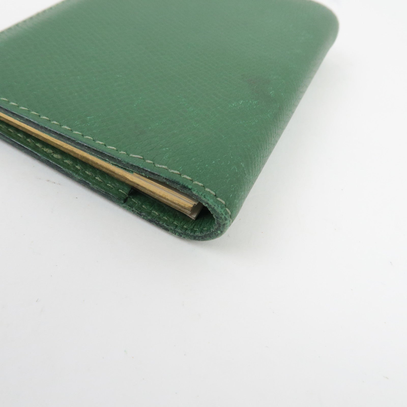 HERMES Agenda Mini 〇Y Stamp Chevre Green *Box, Notebooks