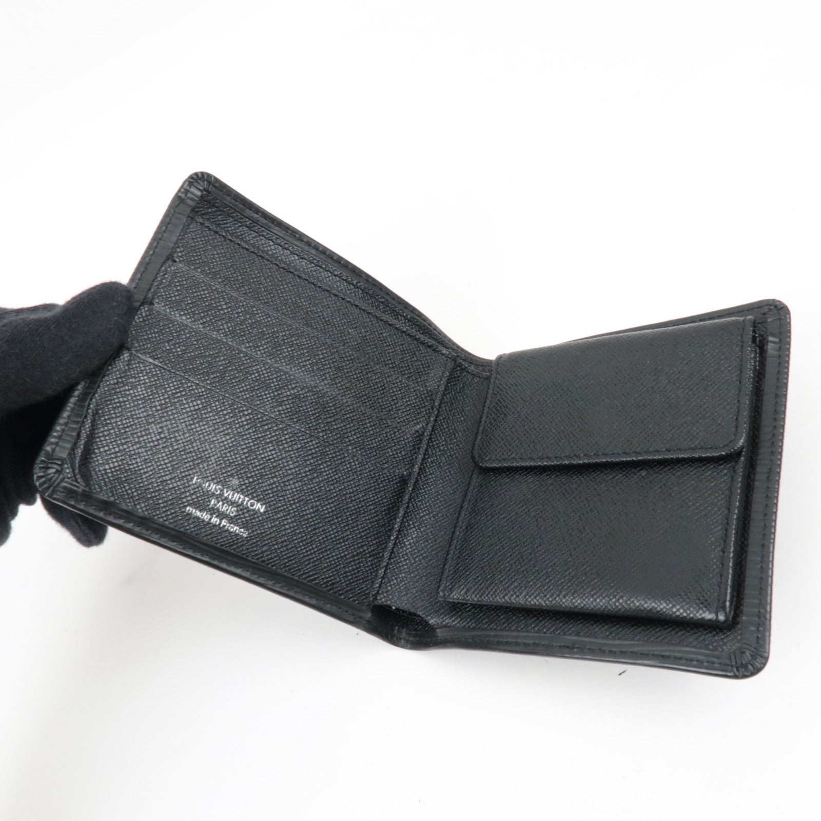 Louis Vuitton Epi Portefeuille Marco Bi Fold Wallet Noir M60612 SP0016