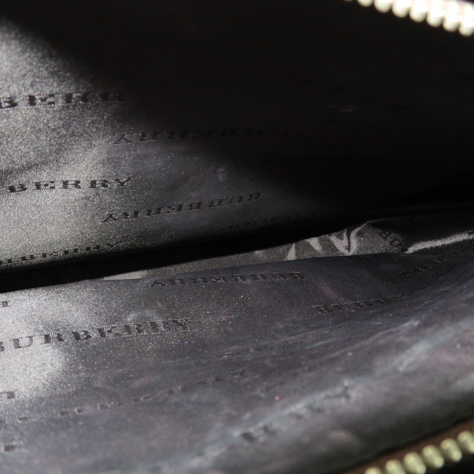 BURBERRY Nova Plaid Handbag Canvas Leather Beige Brown