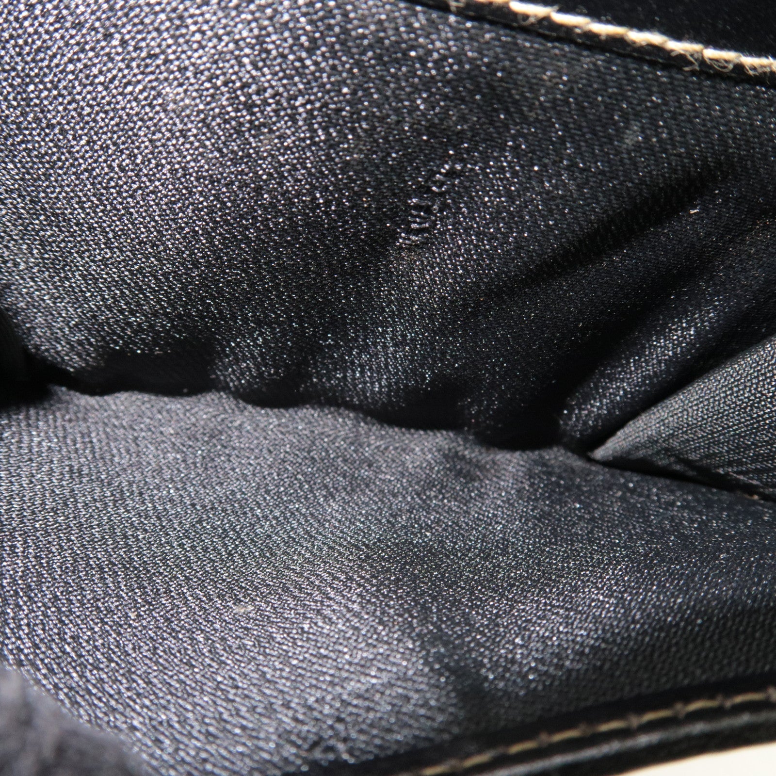 FENDI Pequin Bi-Fold Wallet PVC Leather Khaki Black 01695 *Box