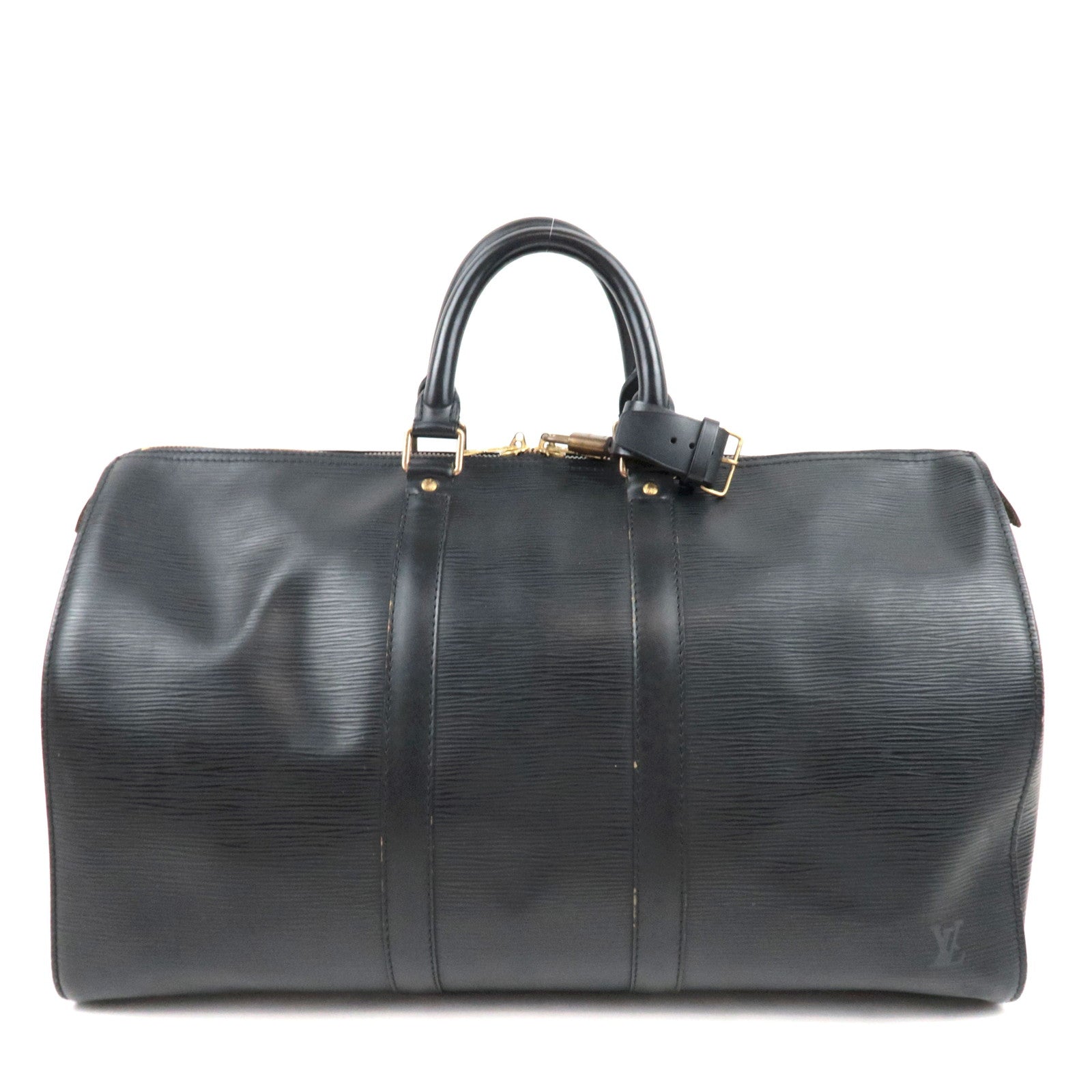 Louis Vuitton Epi Keepall 45 Travel Bag M59152 Vi0945 *Name tag, Lock, Poignet
