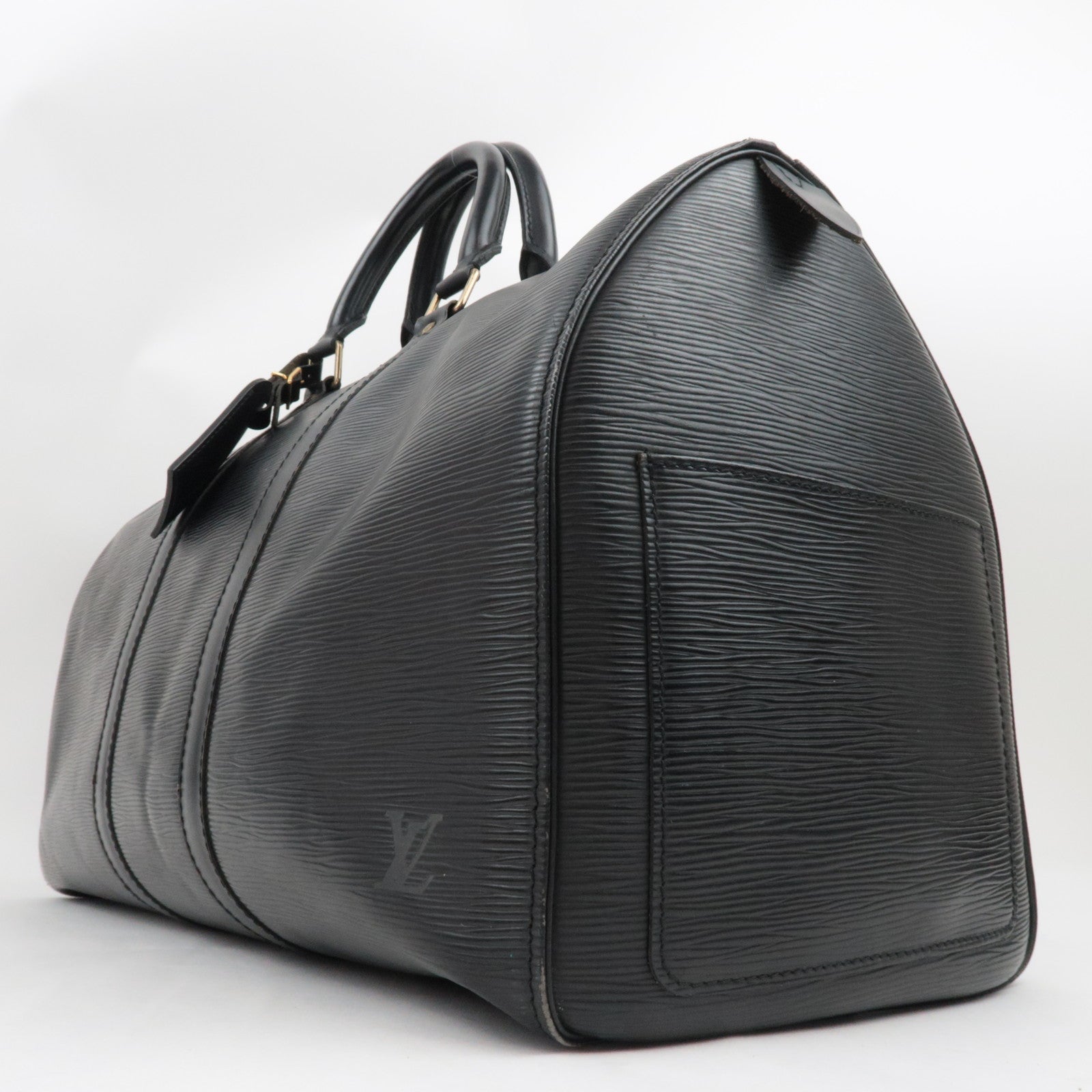 Louis Vuitton Epi Keepall 45 Travel Bag M59152 Vi0945 *Name tag, Lock, Poignet