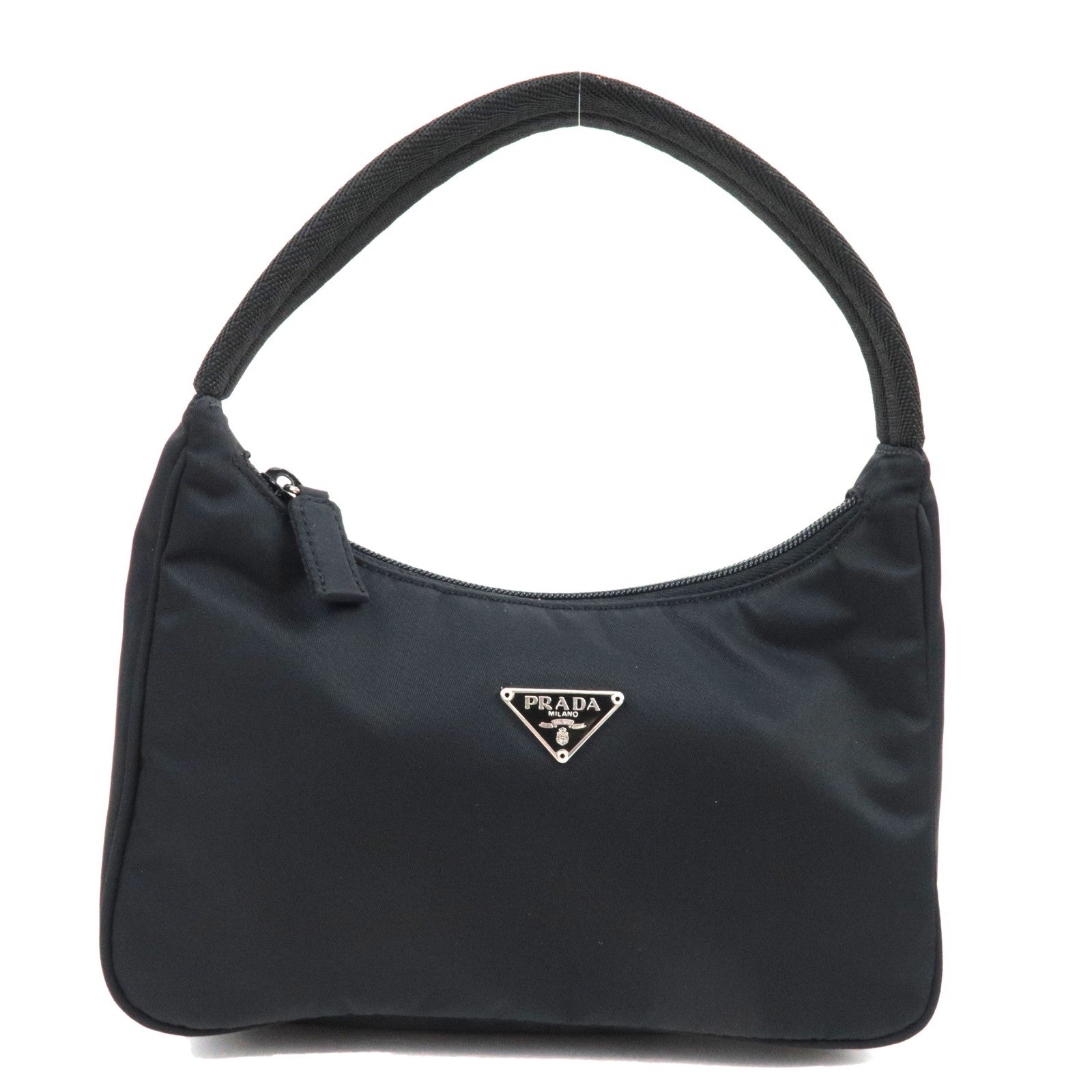 PRADA Handbag Nylon Black75071