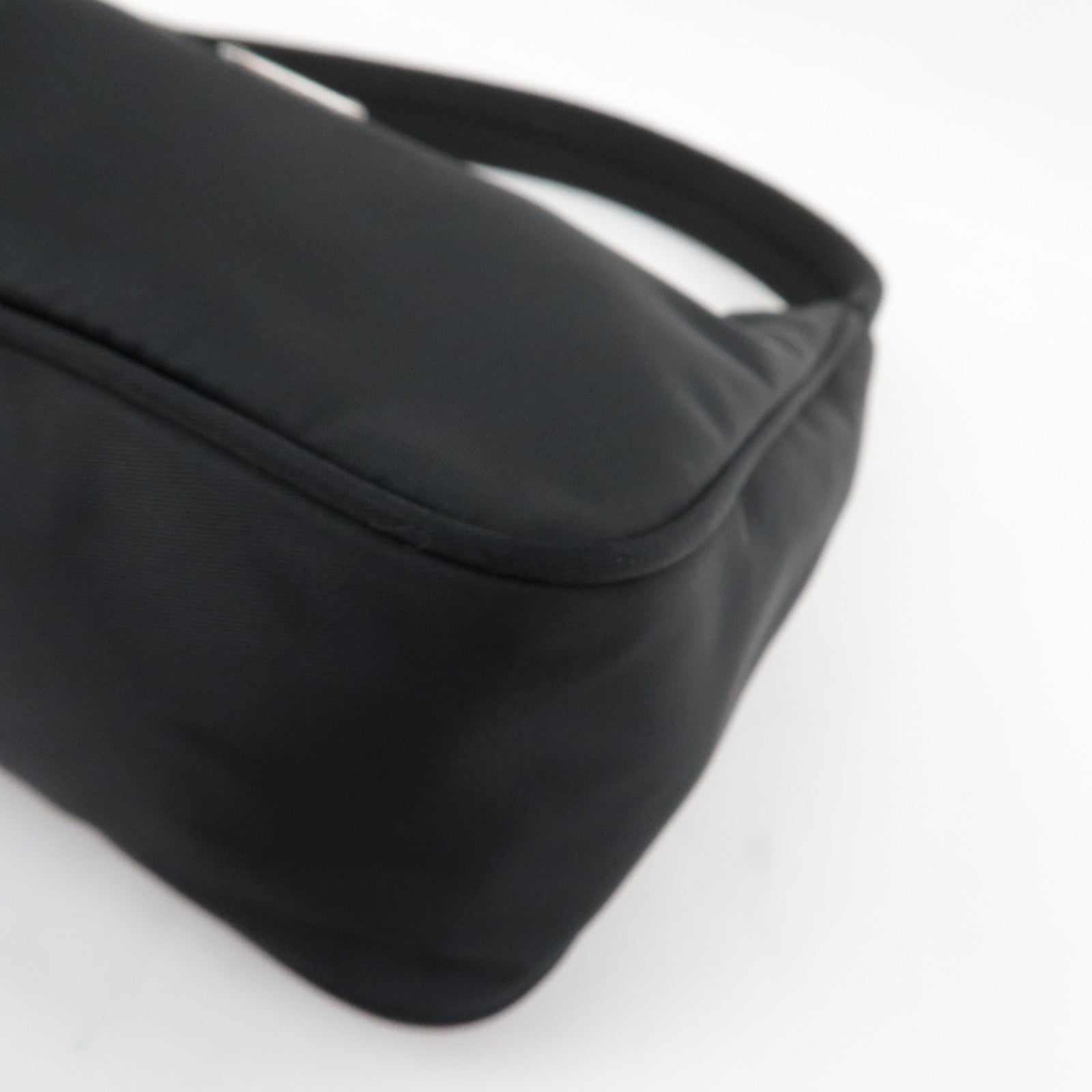 PRADA Handbag Nylon Black