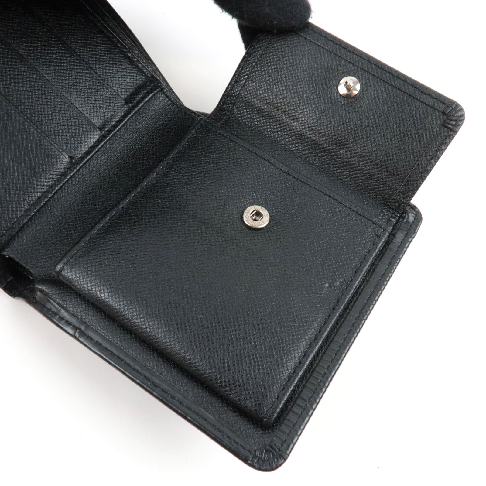 Louis Vuitton Epi Portefeuille Marco Bi Fold Wallet Noir M63652 SP0016