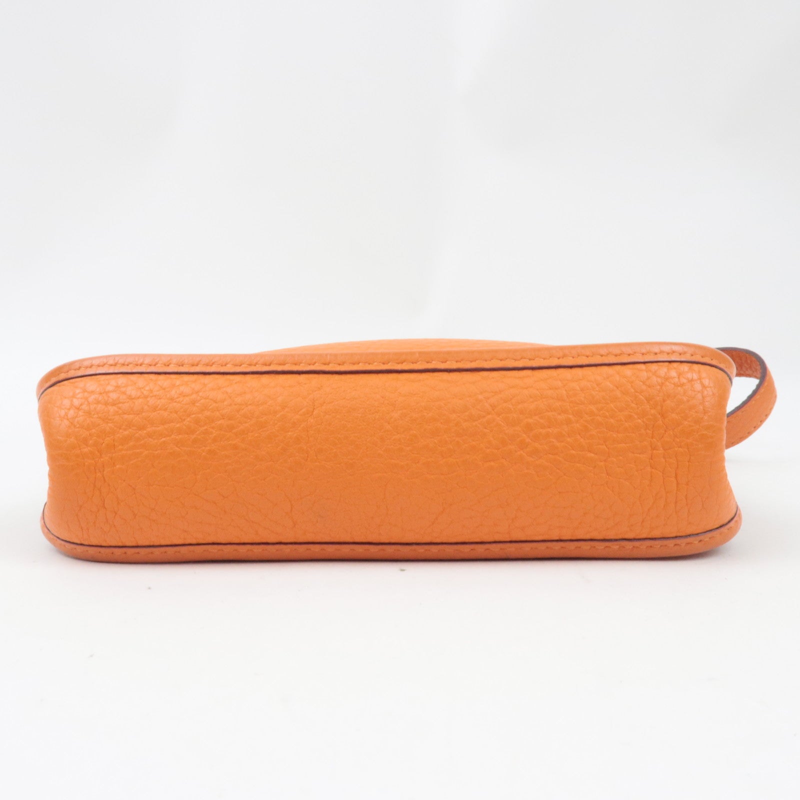 HERMES Vespa TPM Schoudertas Taurillon Clemence Oranje *H Stamp (2004)