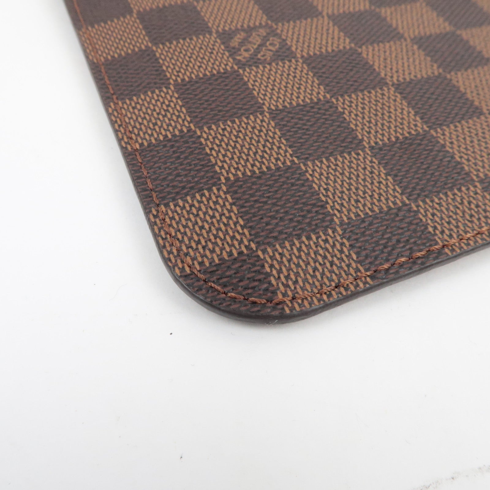 Louis Vuitton Damier Pouch for Neverfull MM bag Wristlet Cerise SF3154