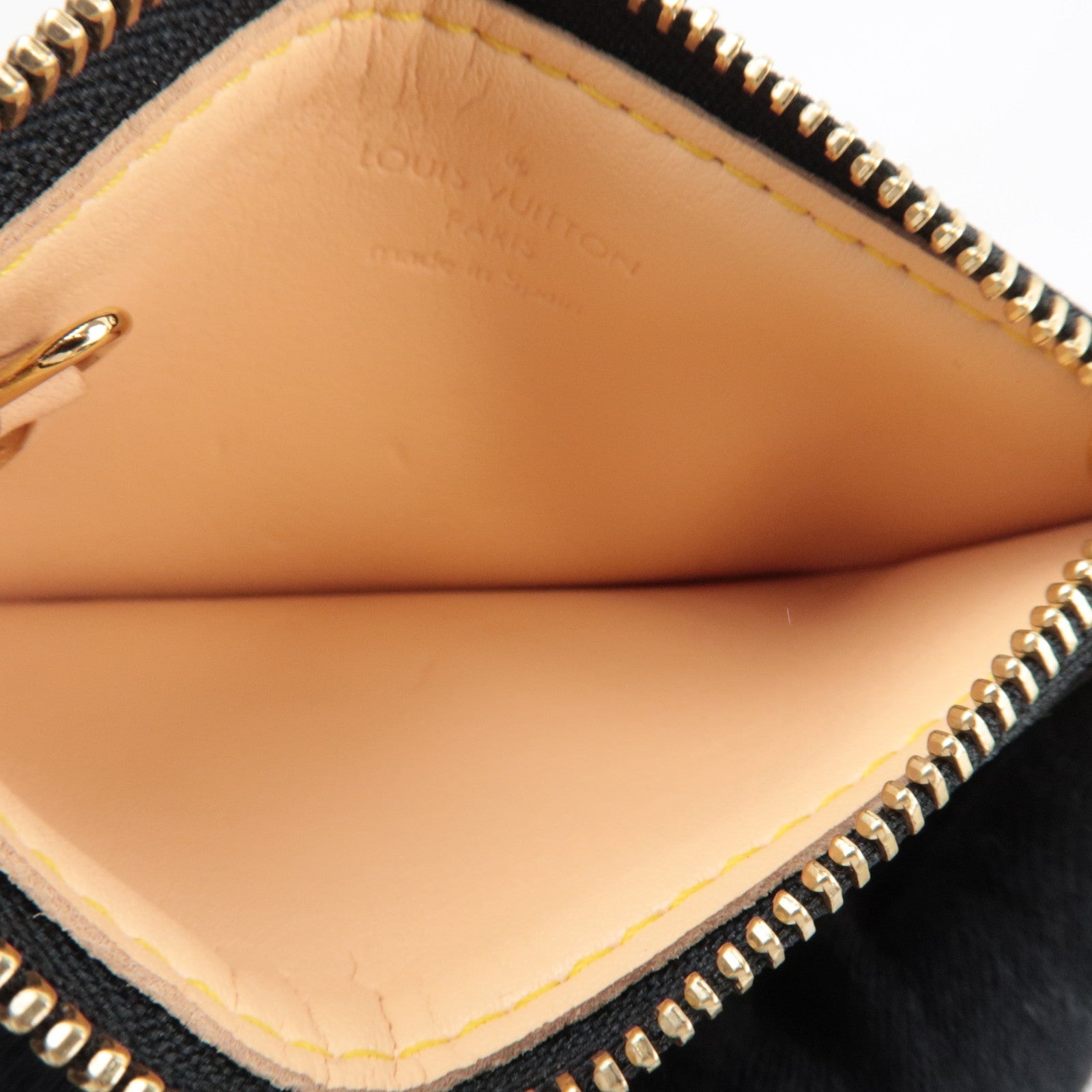 Louis Vuitton Monogram Multicolor Pochette Cles Coin Case Noir M92654 CA0073 *Dust bag