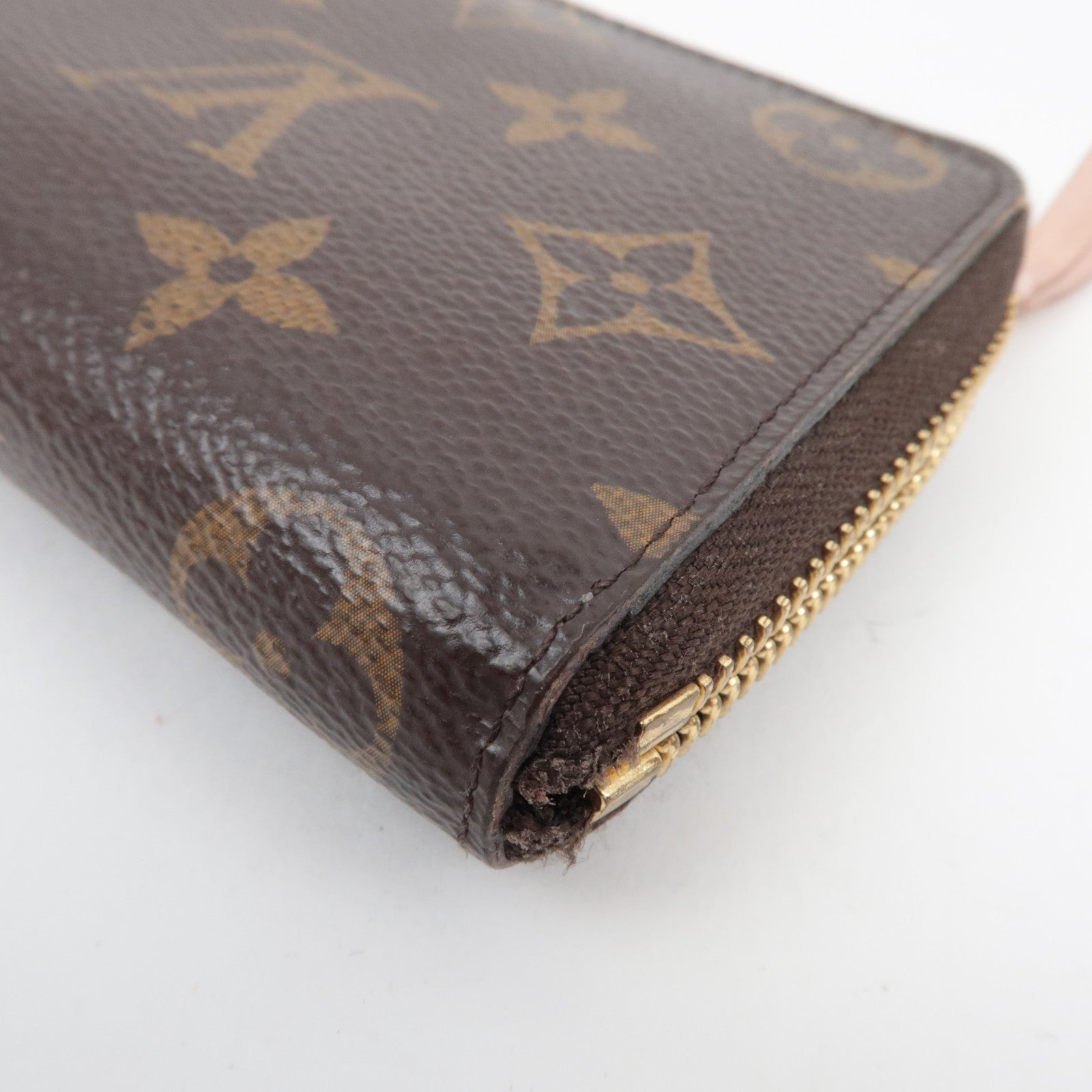 Louis Vuitton Monogram Portefeuille Clemence Long Wallet Rose Ballerine M61298 CA4118