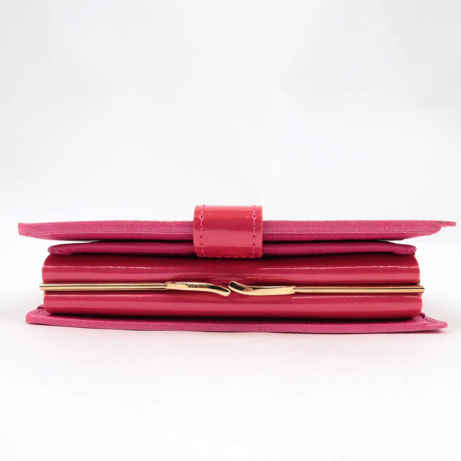 Louis Vuitton Monogram Vernis Portefeuille Viennois Bi-Fold Wallet Rose Indian M91768 MI4018 *Box, Dust bag