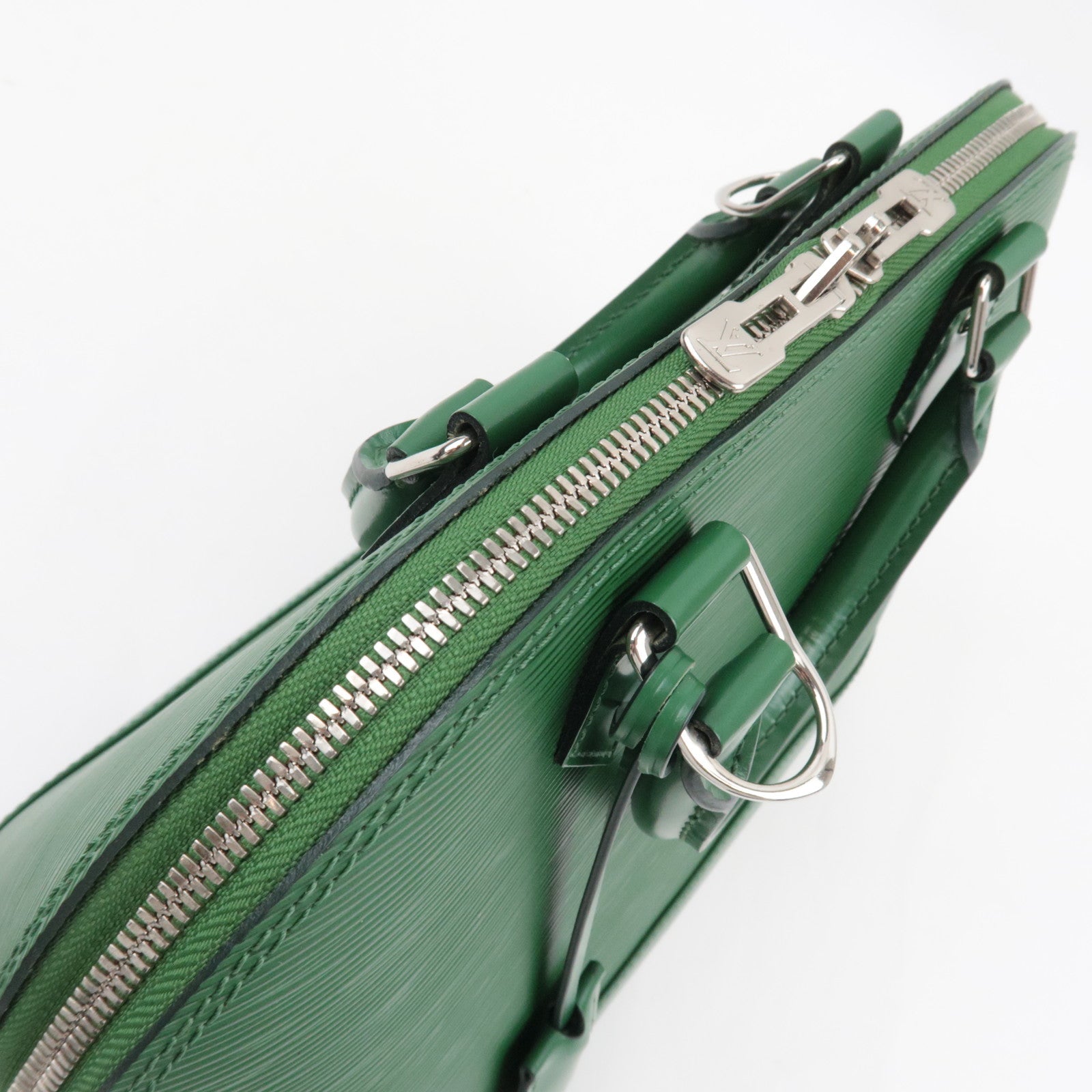 Louis Vuitton Epi Alma PM Hand bag Menthe M40618 FL2162 *Keys, Clochette