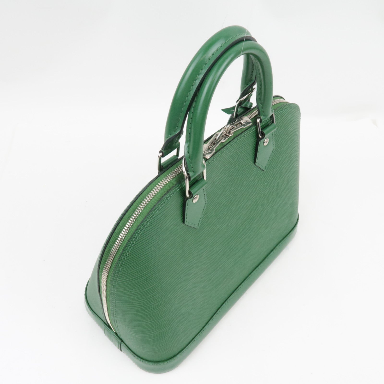 Louis Vuitton Epi Alma PM Hand bag Menthe M40618 FL2162 *Keys, Clochette