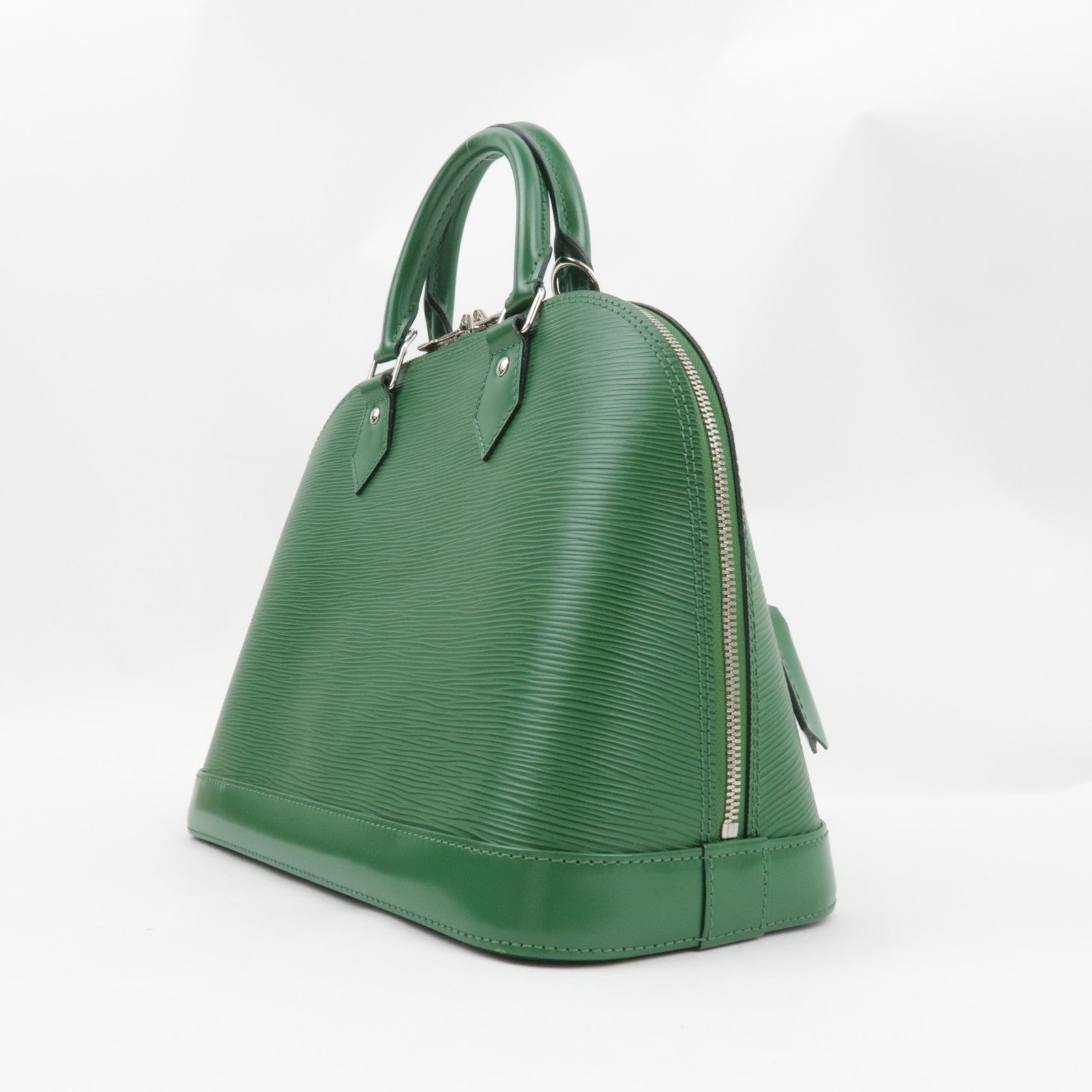 Louis Vuitton Epi Alma PM Hand bag Menthe M40618 FL2162 *Keys, Clochette