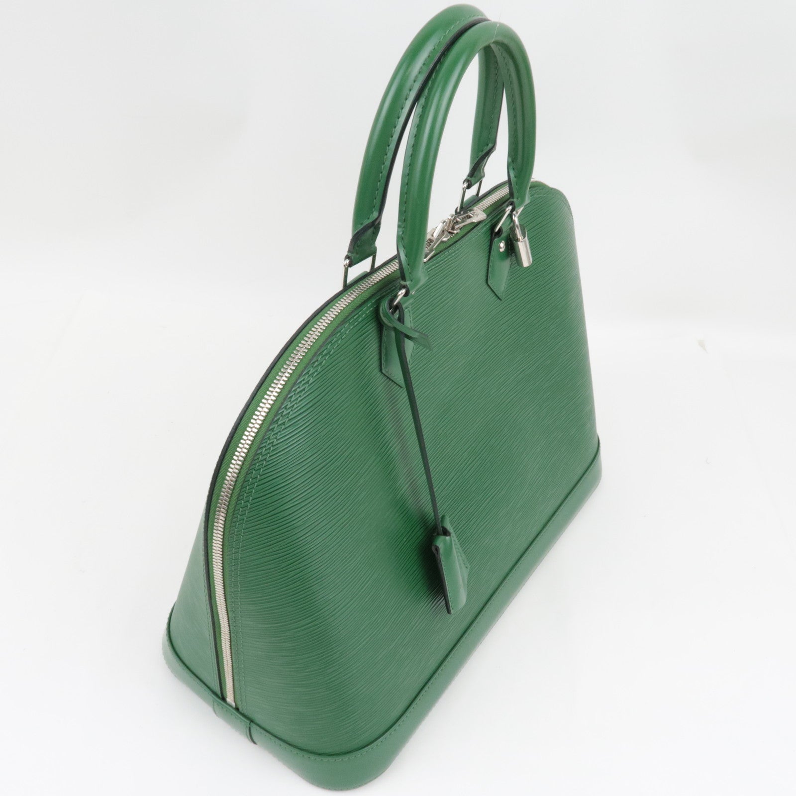 Louis Vuitton Epi Alma GM Handbag Menthe M40627 MI1193 *Key Lock, Clochette