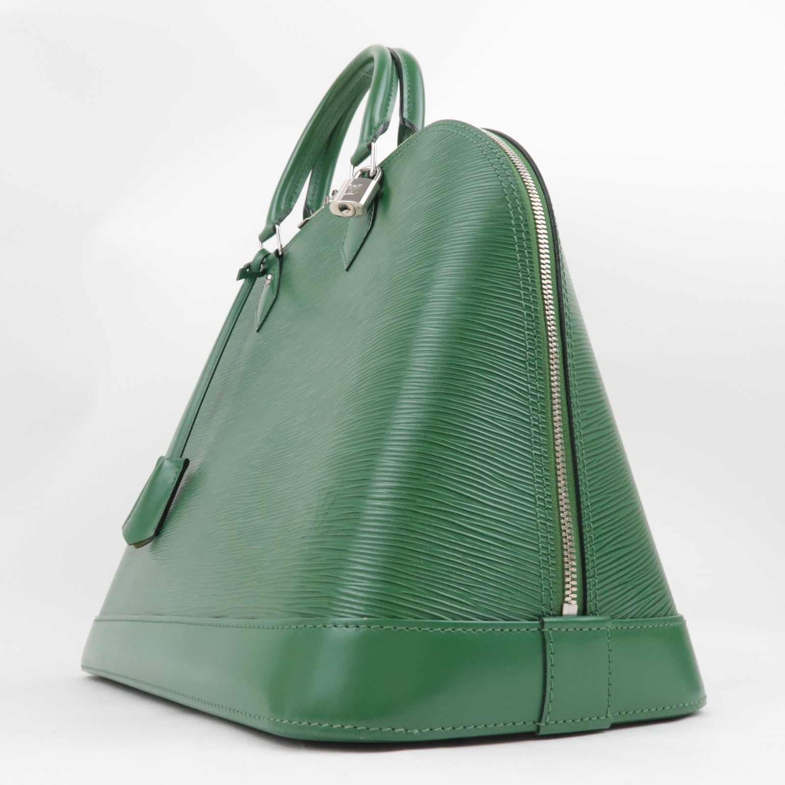 Louis Vuitton Epi Alma GM Handbag Menthe M40627 MI1193 *Key Lock, Clochette
