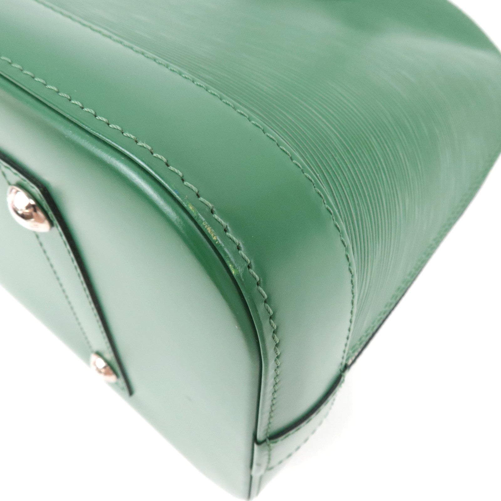 Louis Vuitton Epi Alma GM Handbag Menthe M40627 MI1193 *Key Lock, Clochette