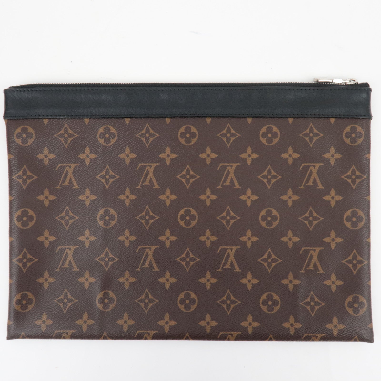 Louis Vuitton Monogram Macassar Pochette Discovery Clutch Bag M69411 TN4210