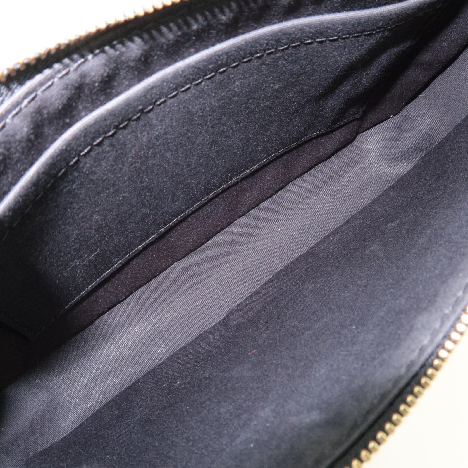 Louis Vuitton Monogram Vernis Sticker Pochette Accessoires Hand bag Blanc M90928 DR1105