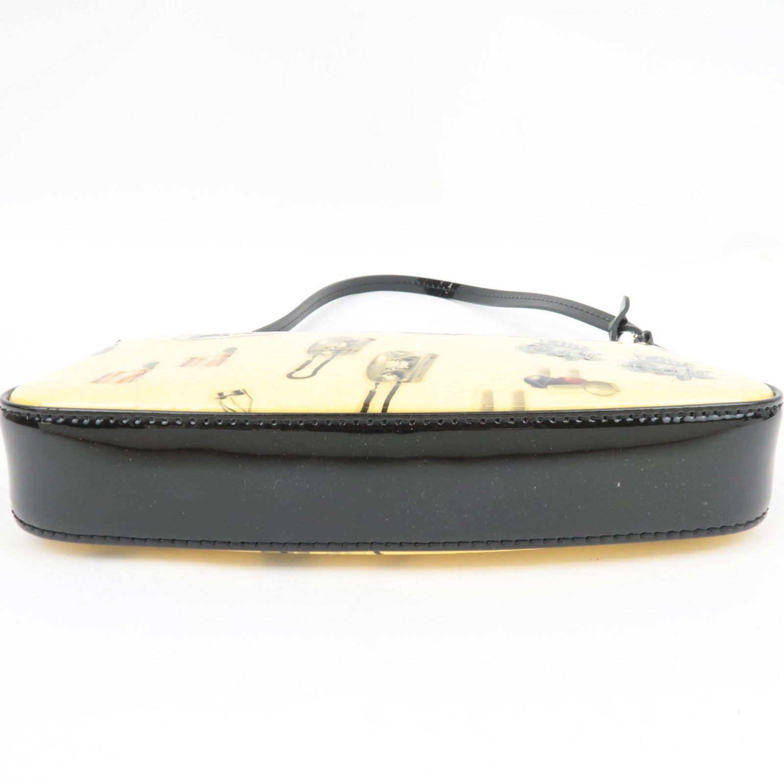 Louis Vuitton Monogram Vernis Sticker Pochette Accessoires Hand bag Blanc M90928 DR1105