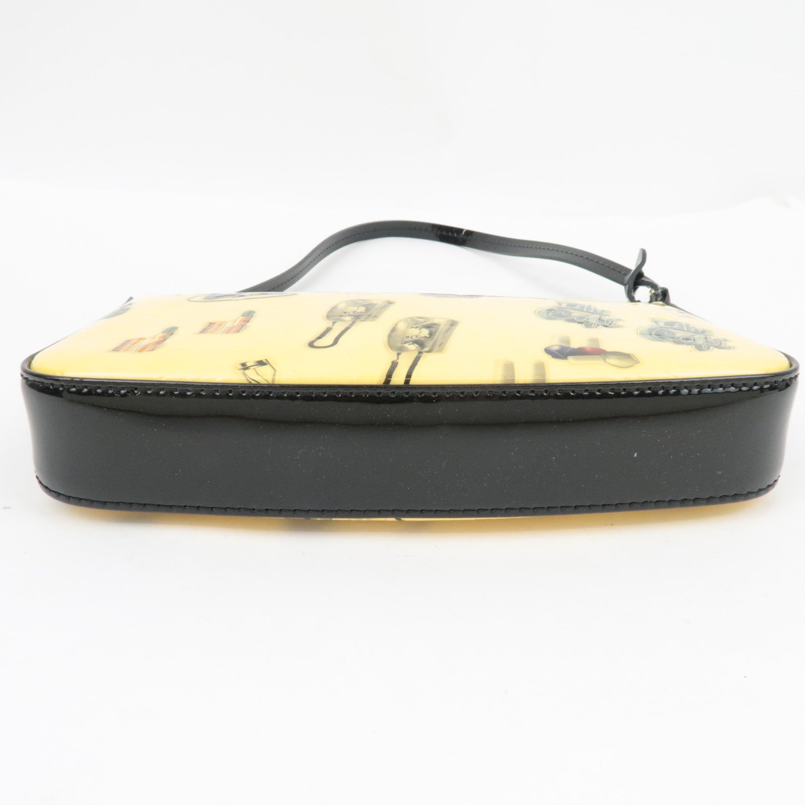 Louis Vuitton Monogram Vernis Sticker Pochette Accessoires Hand bag Blanc M90928 DR1105