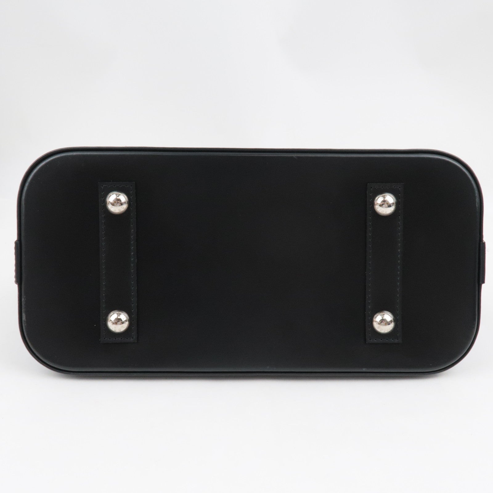 Louis Vuitton Epi Denim Alma PM Handbag Denim Blue M51052 SD0146 Key Lock, Clochette